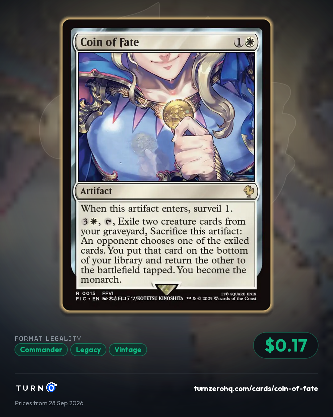 Shareable picture of Coin of Fate