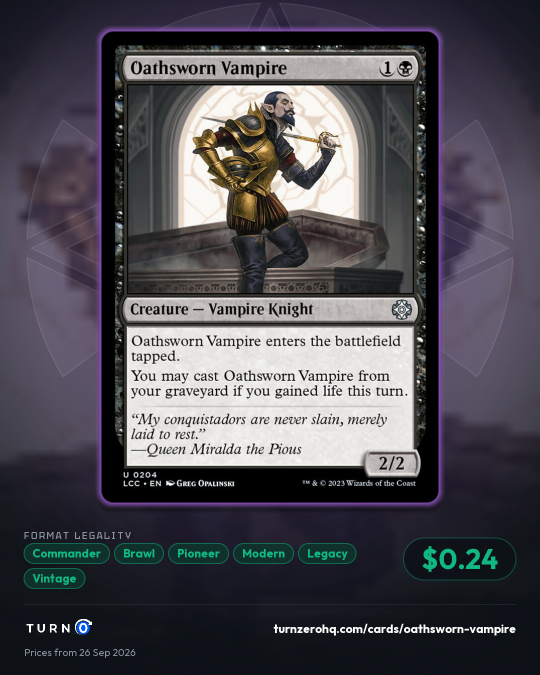 Shareable picture of Oathsworn Vampire