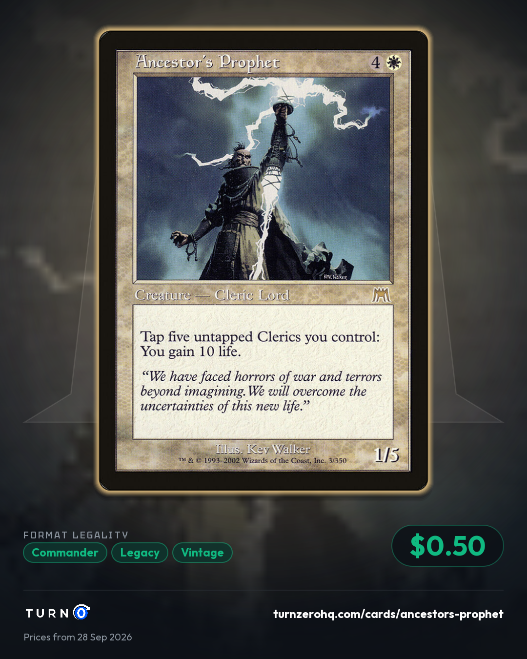 Shareable picture of Ancestor's Prophet