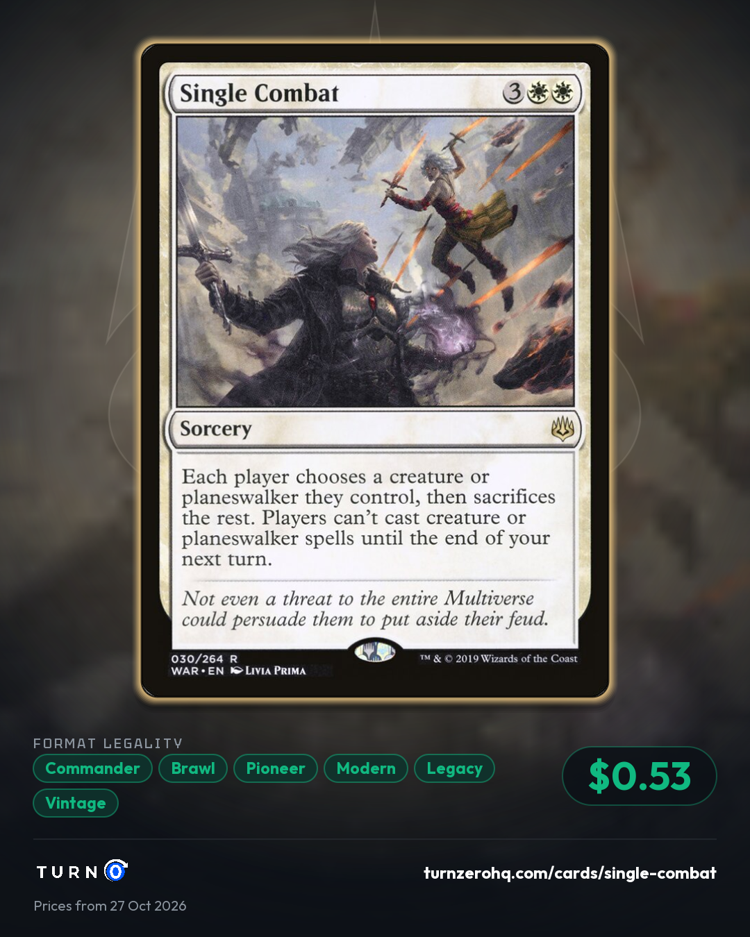 Shareable picture of Single Combat