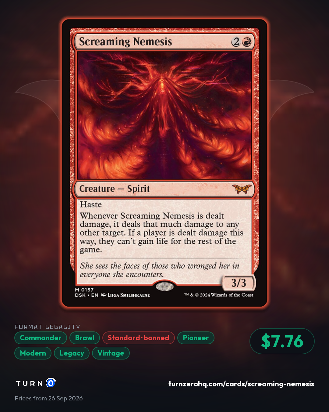 Shareable picture of Screaming Nemesis