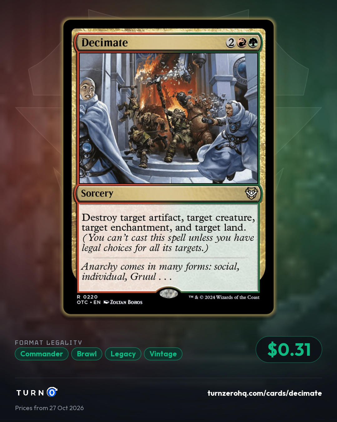 Shareable picture of Decimate