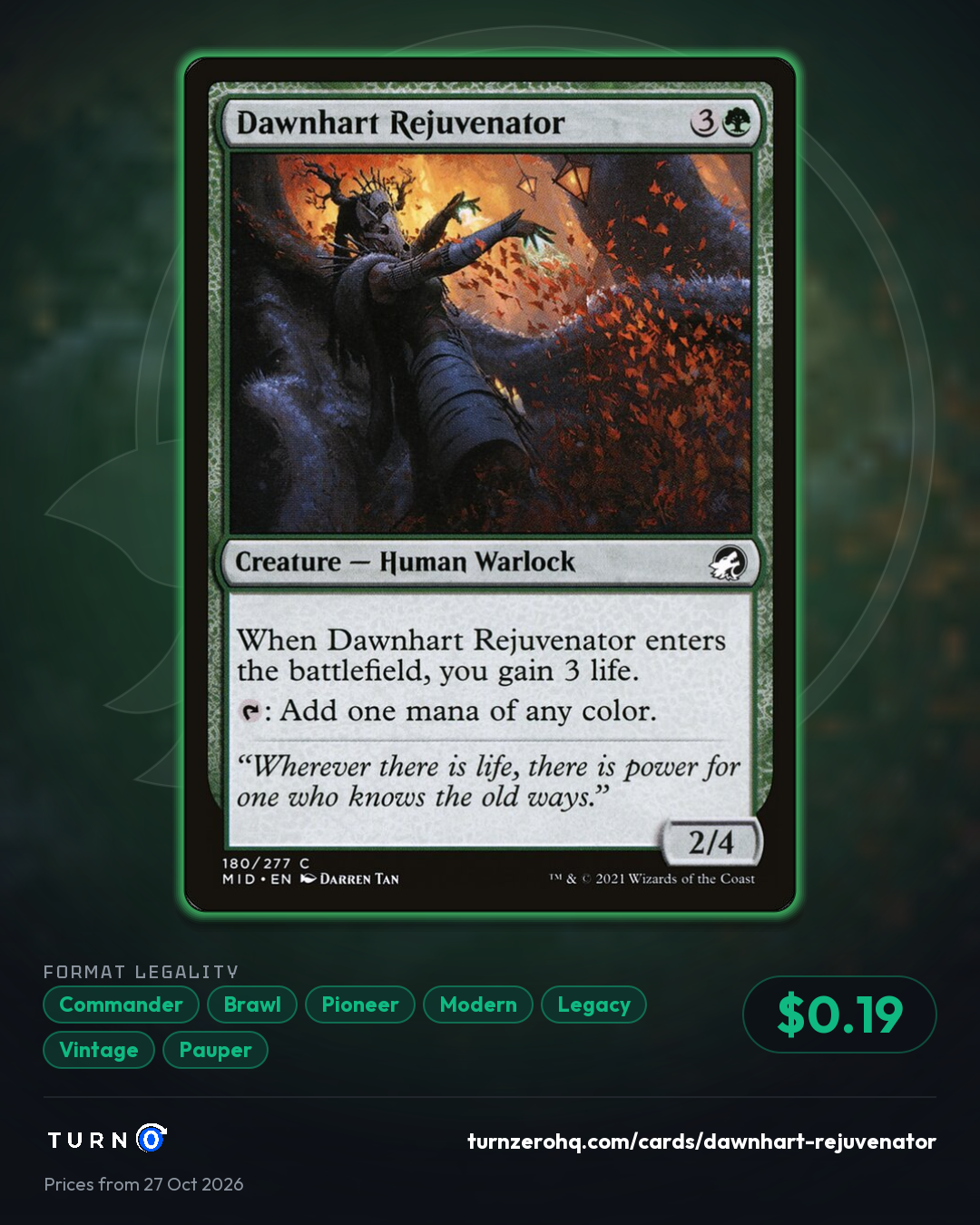 Shareable picture of Dawnhart Rejuvenator