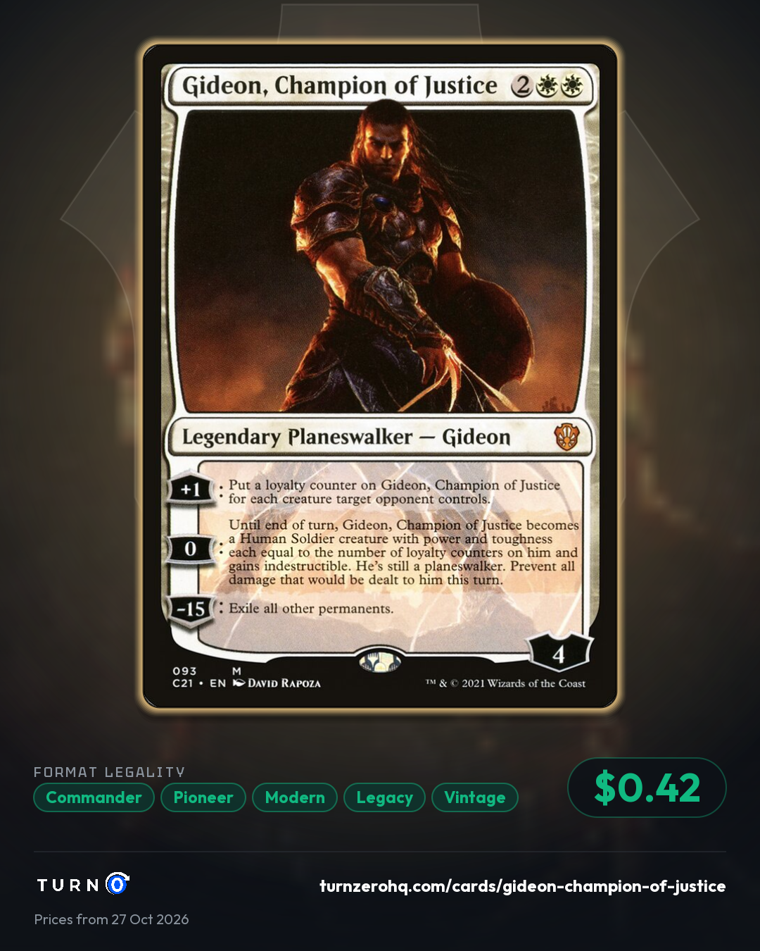 Shareable picture of Gideon, Champion of Justice