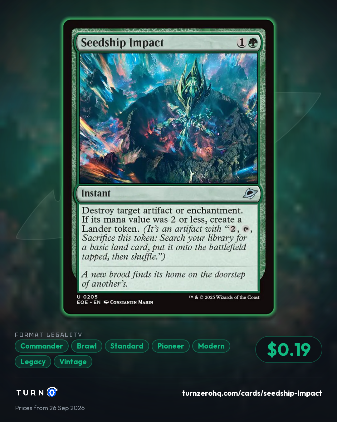 Shareable picture of Seedship Impact
