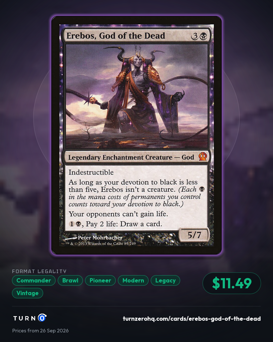Shareable picture of Erebos, God of the Dead