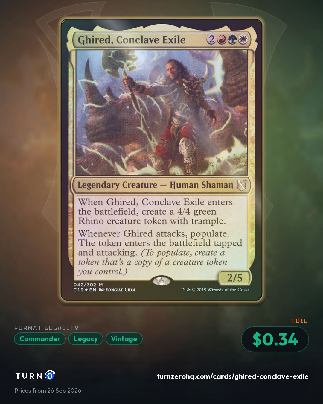 Shareable picture of Ghired, Conclave Exile