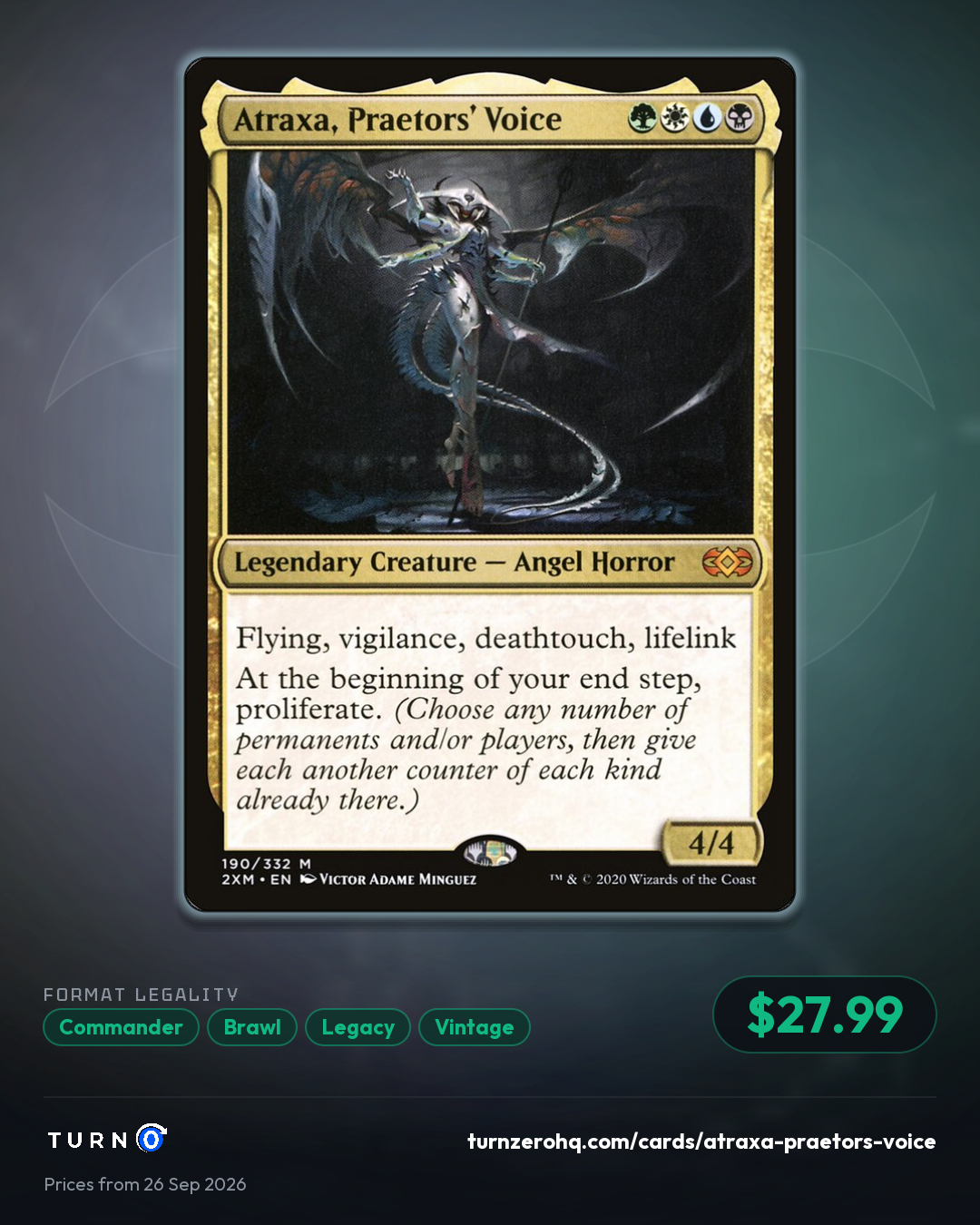 Shareable picture of Atraxa, Praetors' Voice