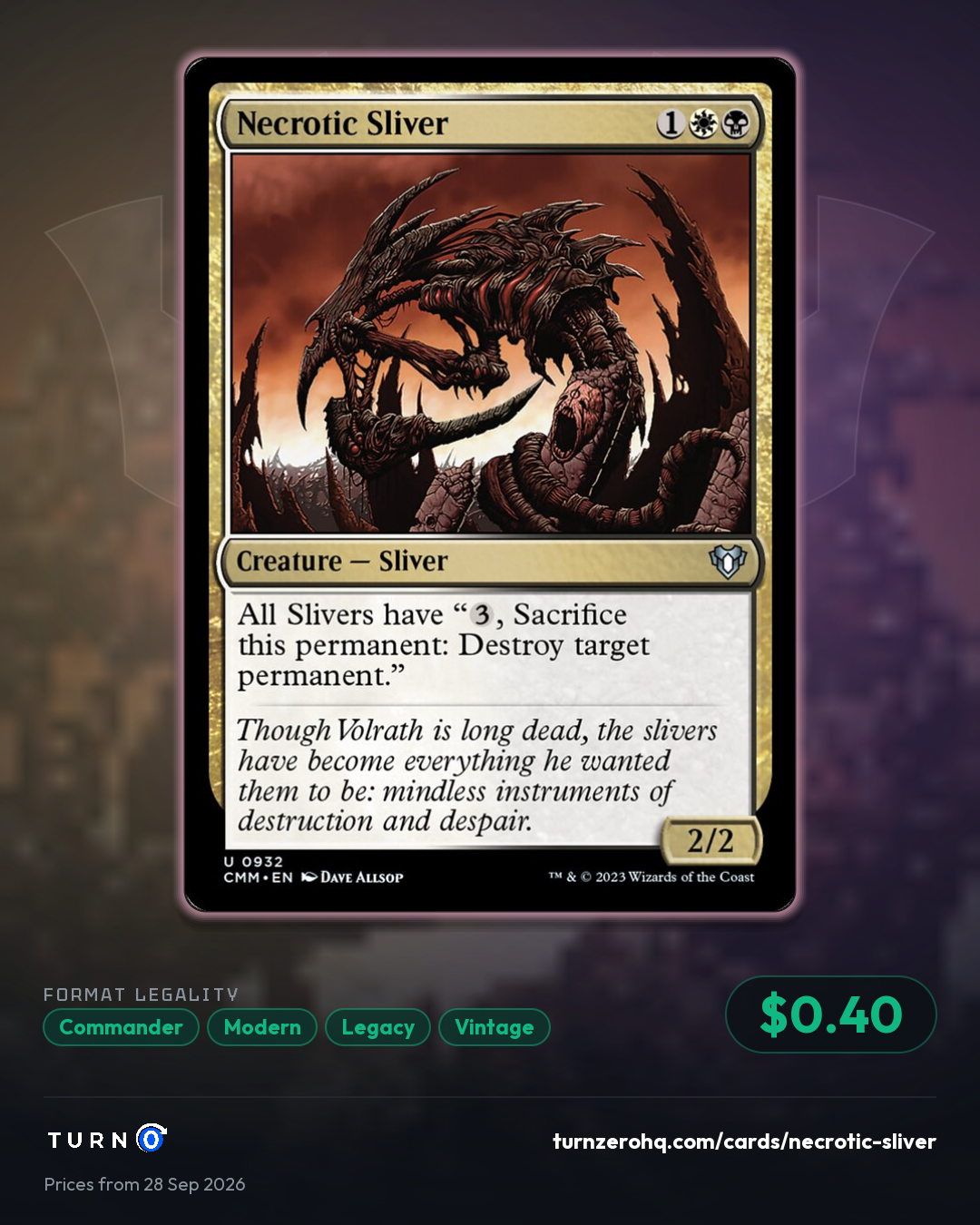 Shareable picture of Necrotic Sliver