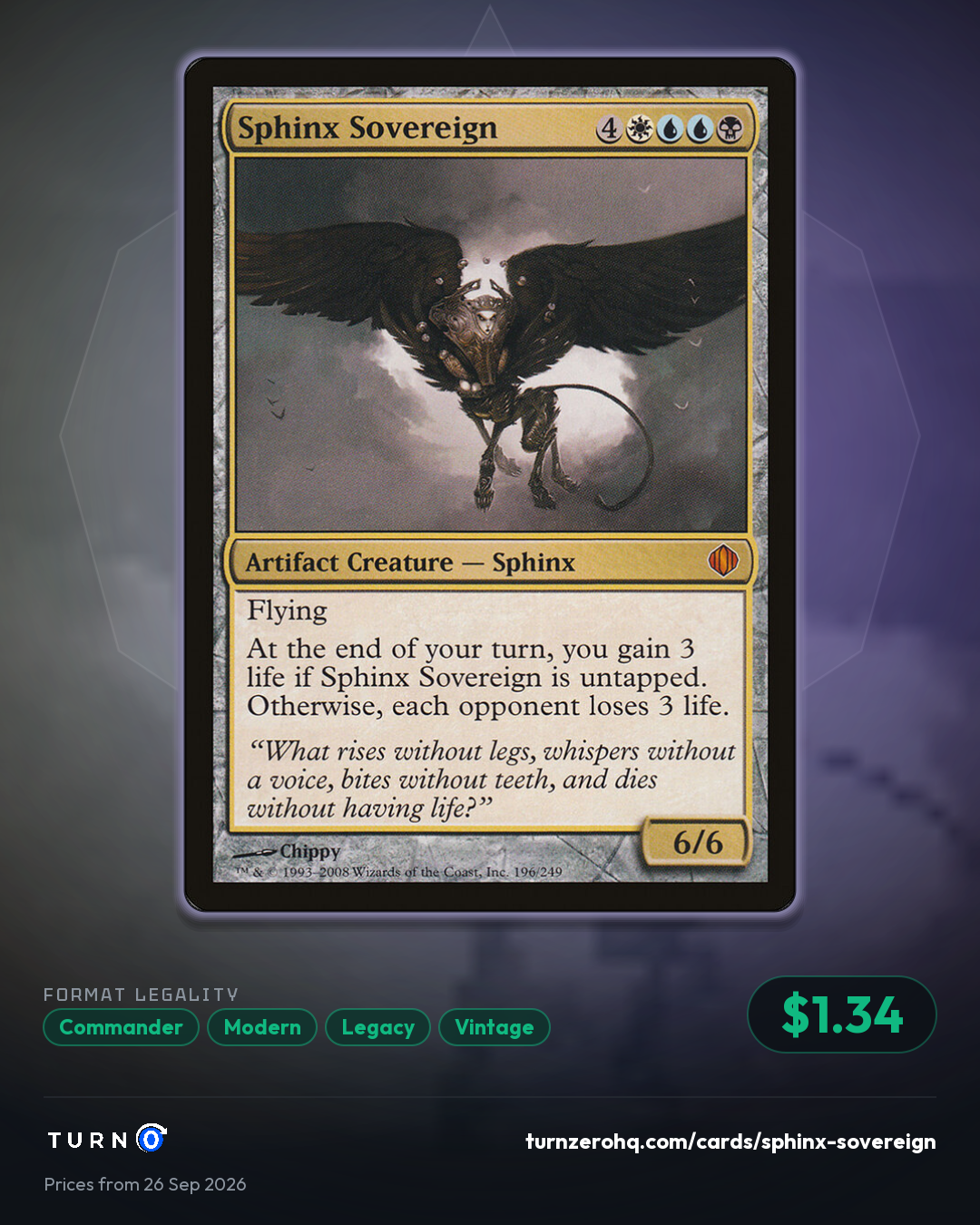 Shareable picture of Sphinx Sovereign