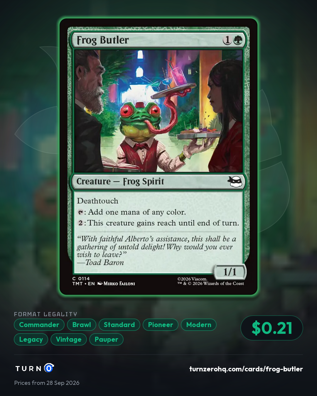 Shareable picture of Frog Butler
