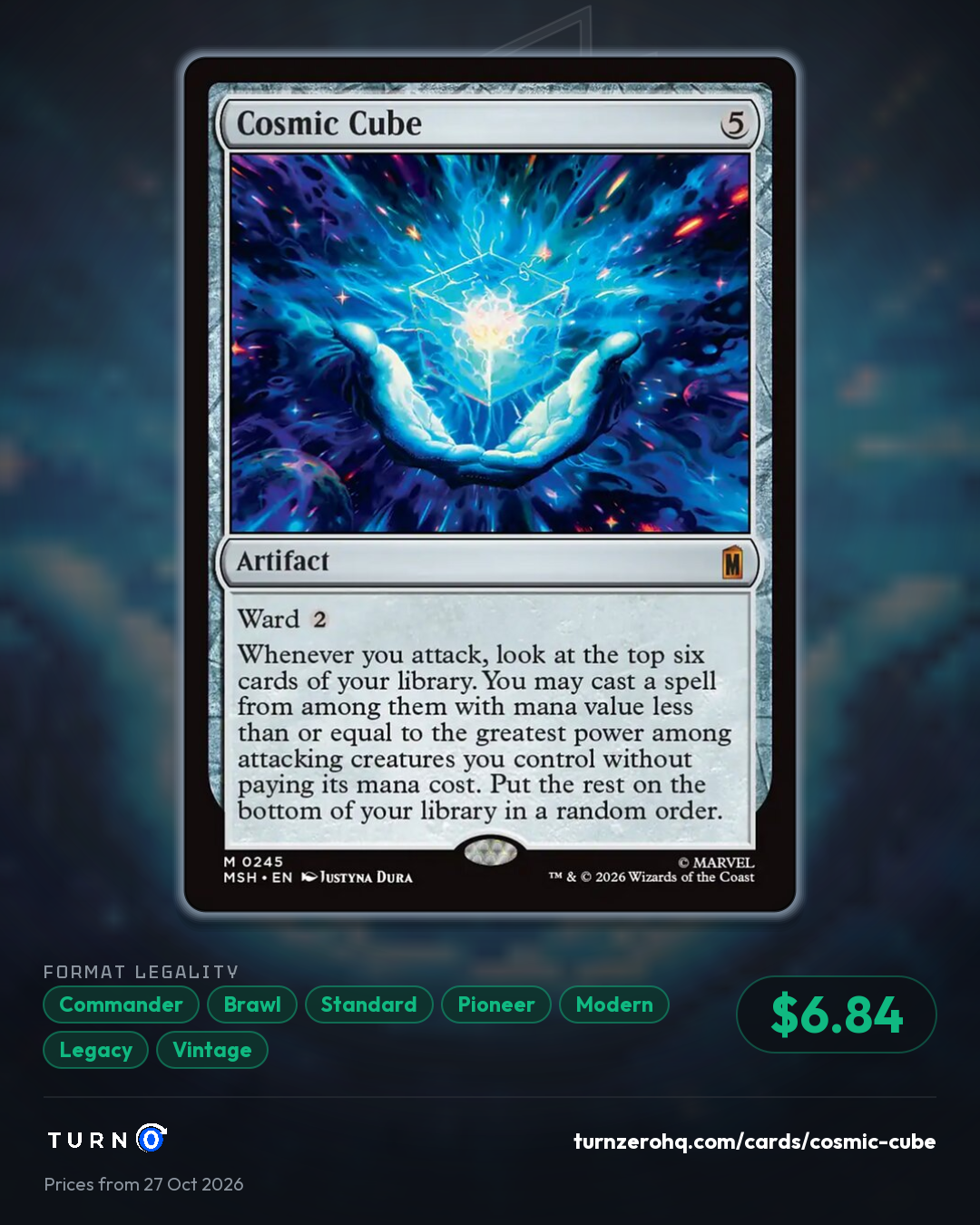 Shareable picture of Cosmic Cube