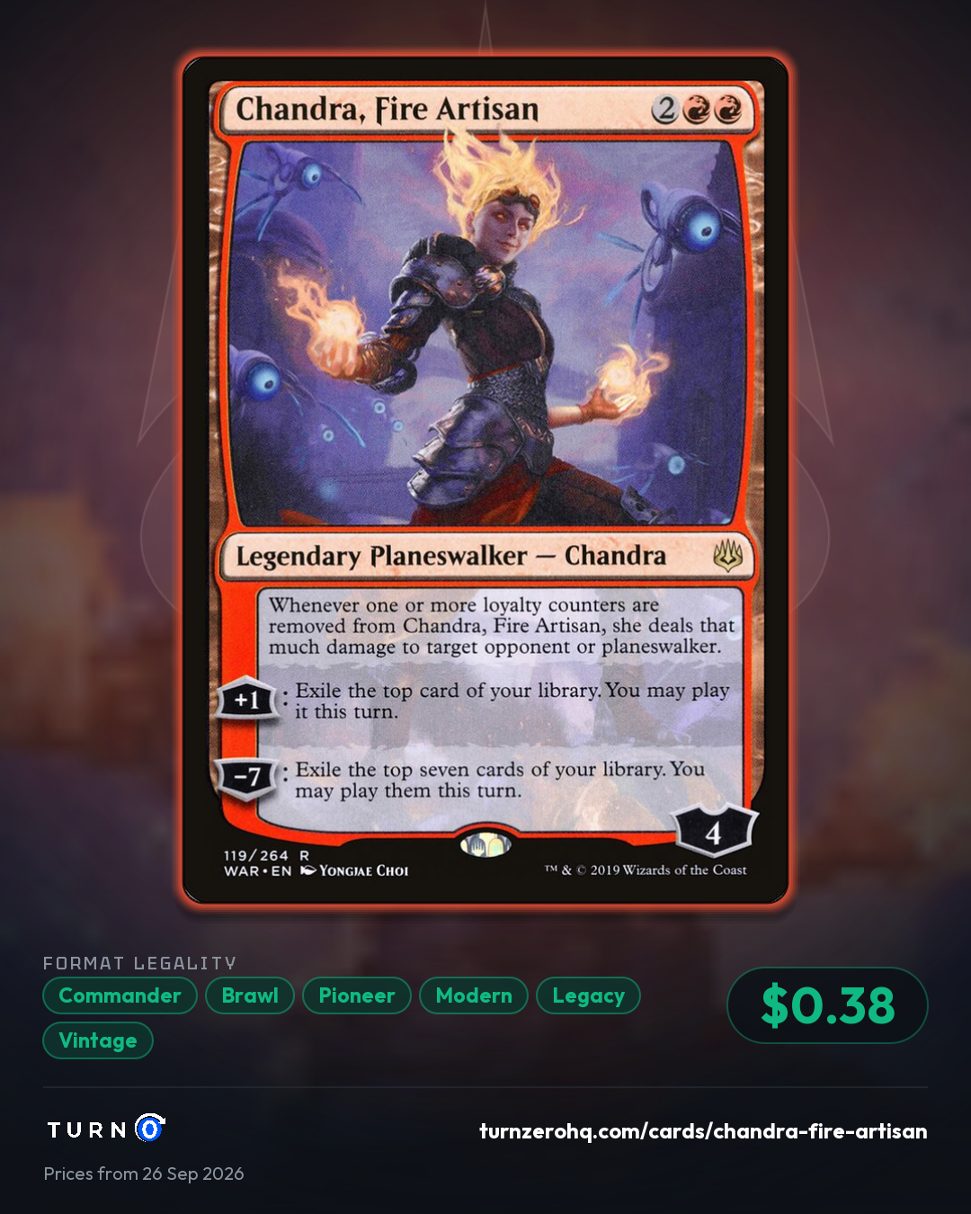 Shareable picture of Chandra, Fire Artisan
