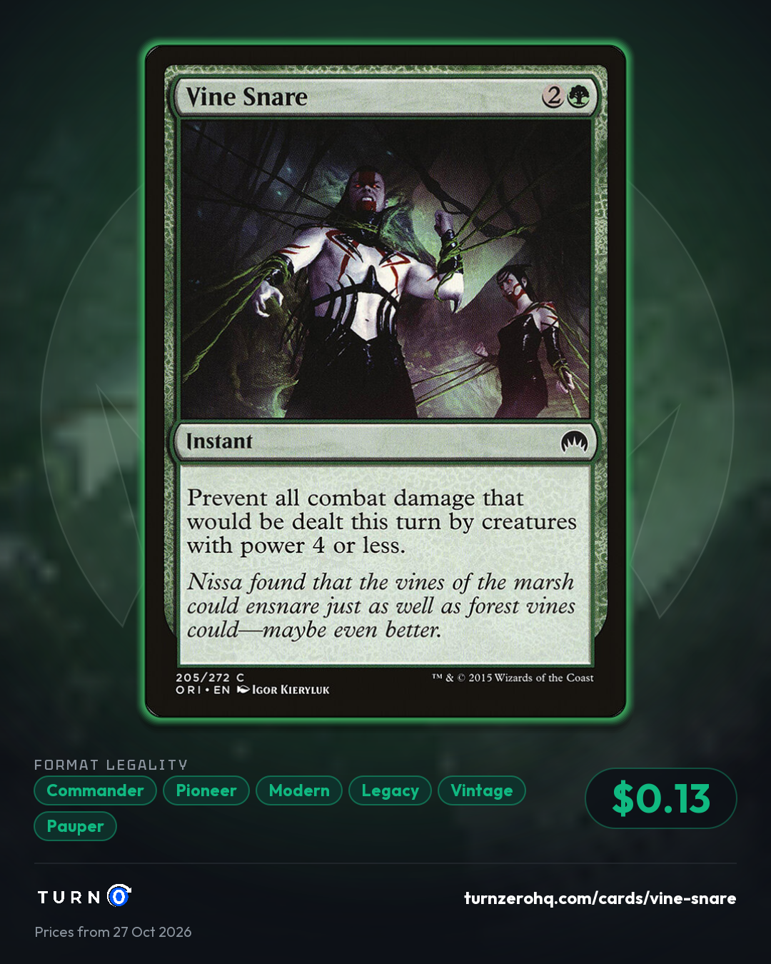 Shareable picture of Vine Snare