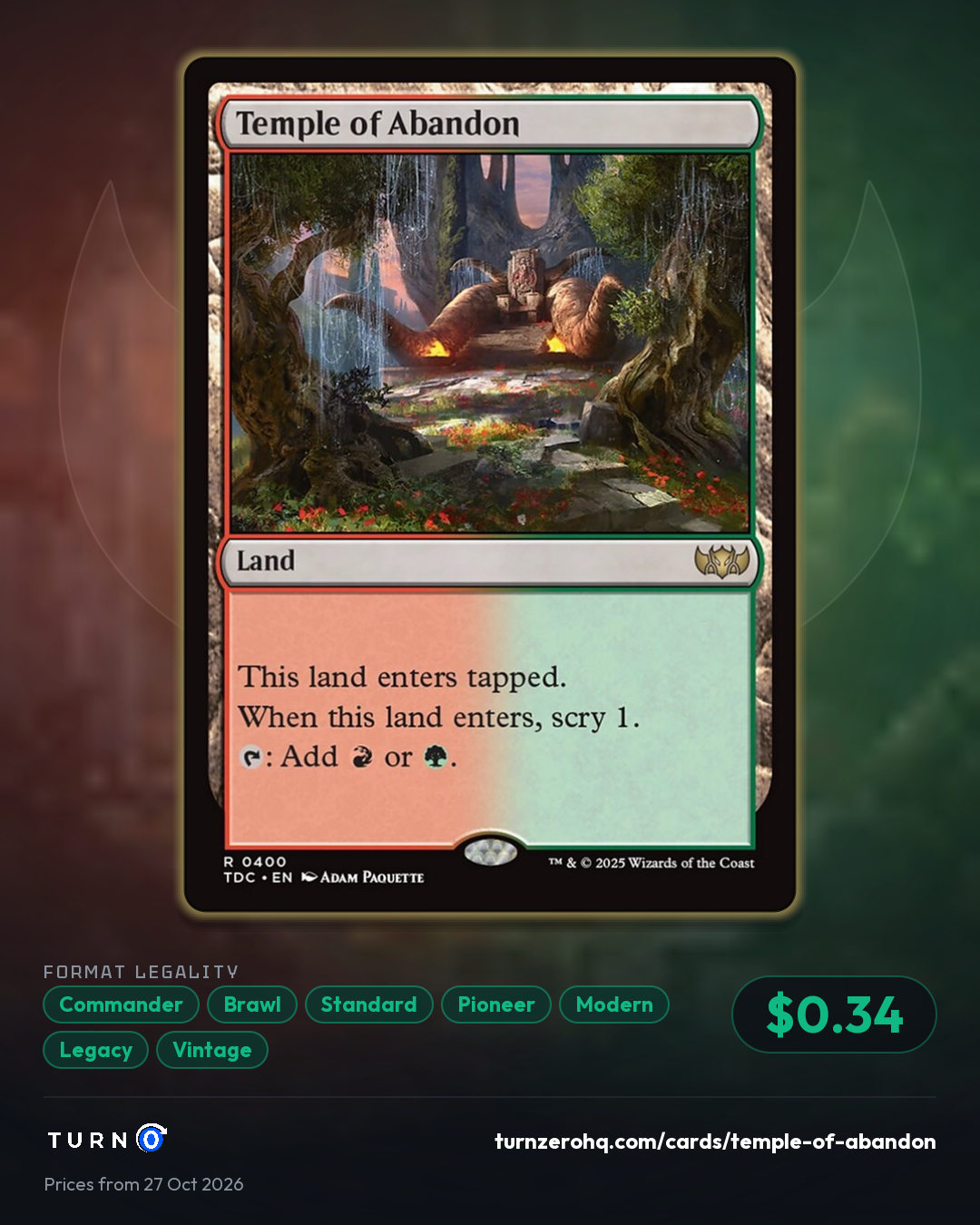 Shareable picture of Temple of Abandon