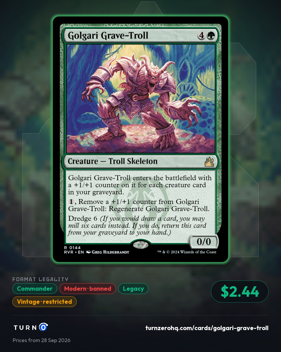 Shareable picture of Golgari Grave-Troll