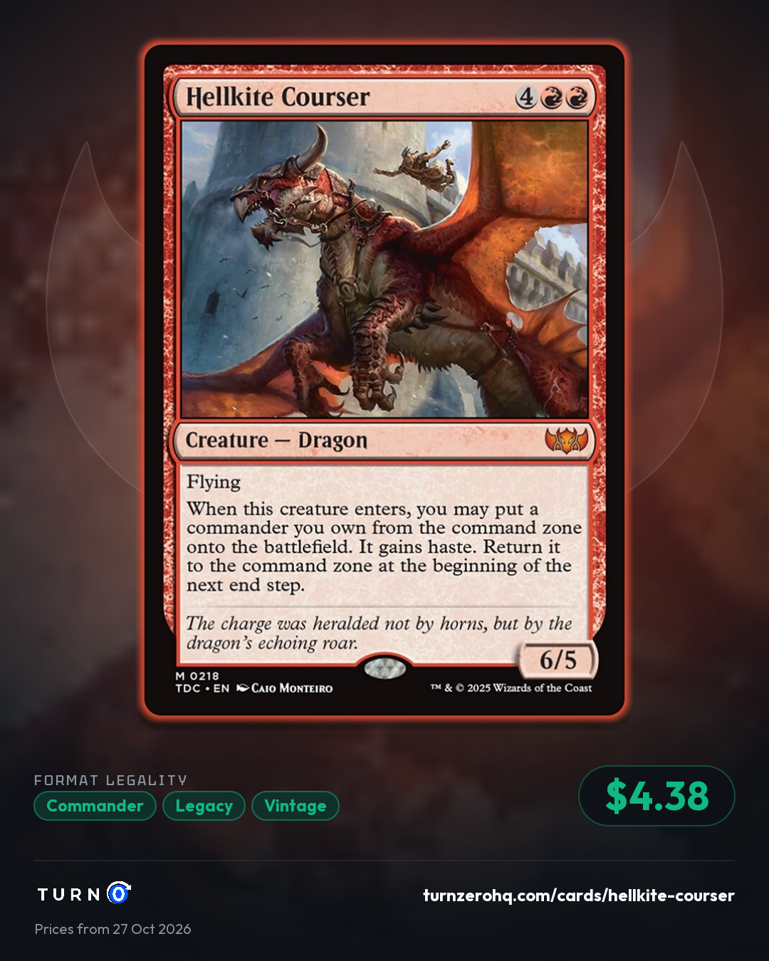Shareable picture of Hellkite Courser