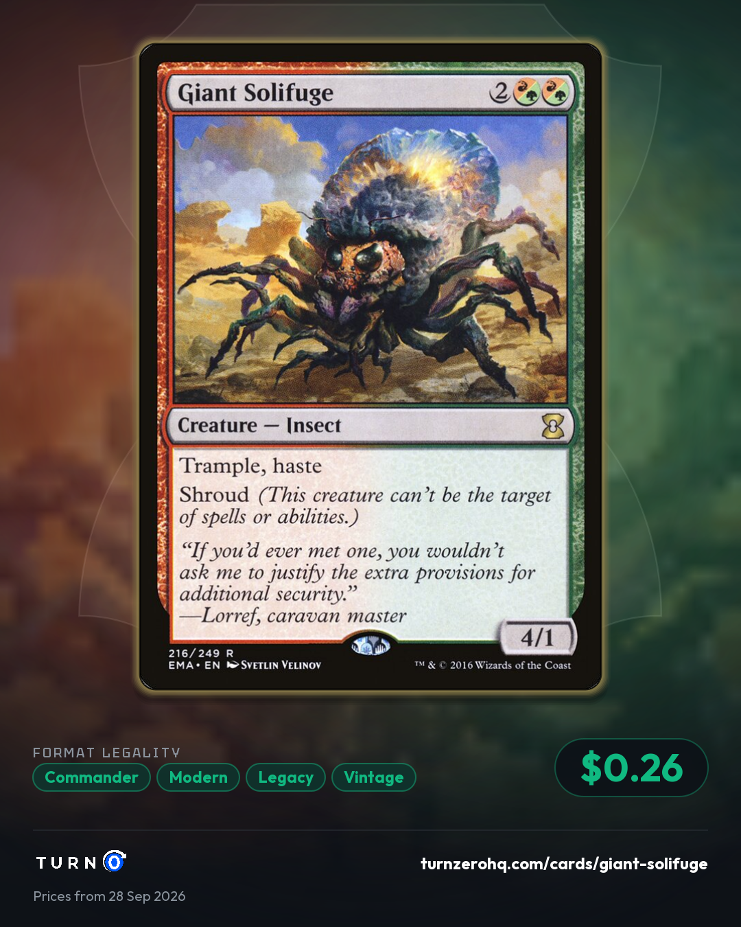 Shareable picture of Giant Solifuge