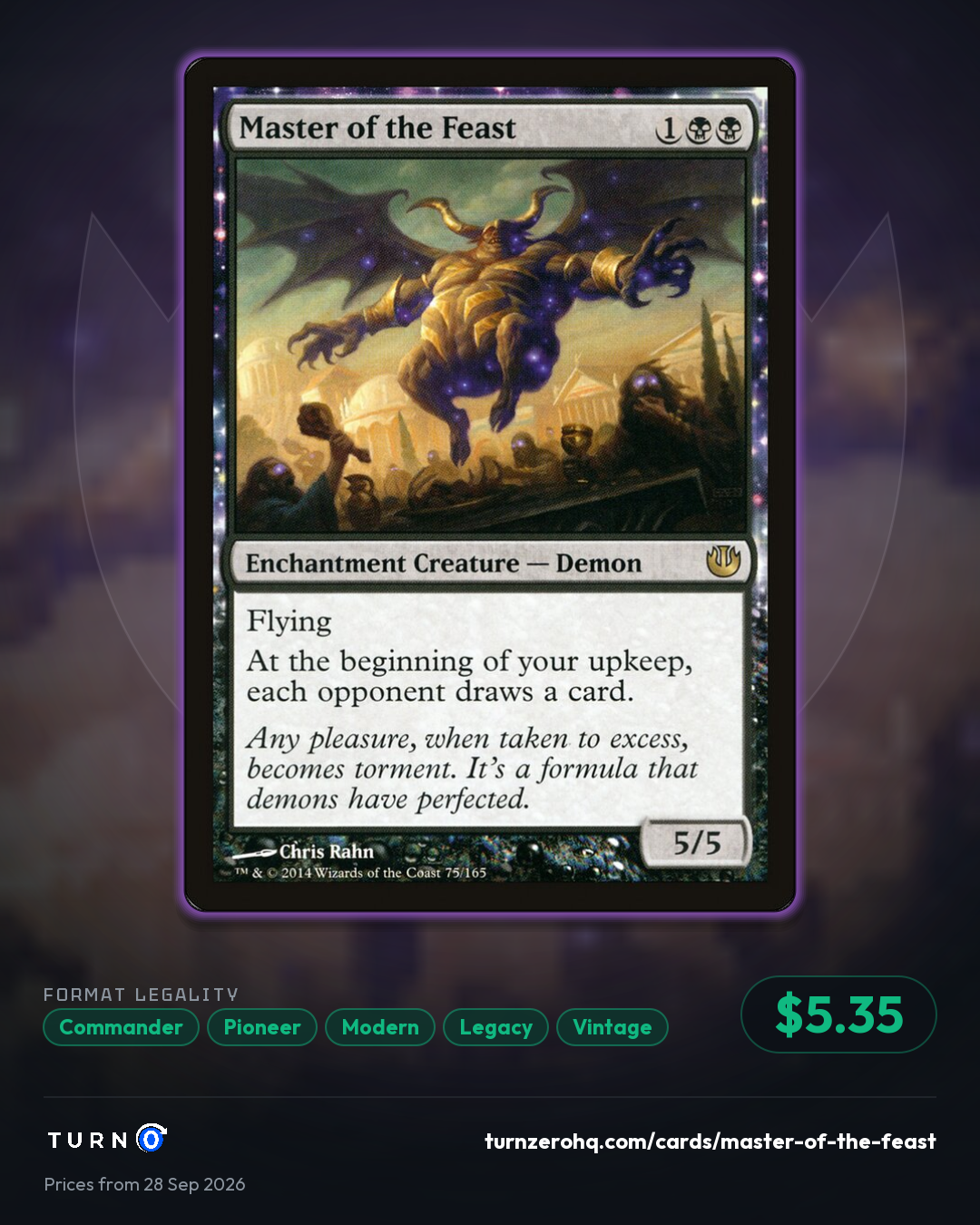 Shareable picture of Master of the Feast