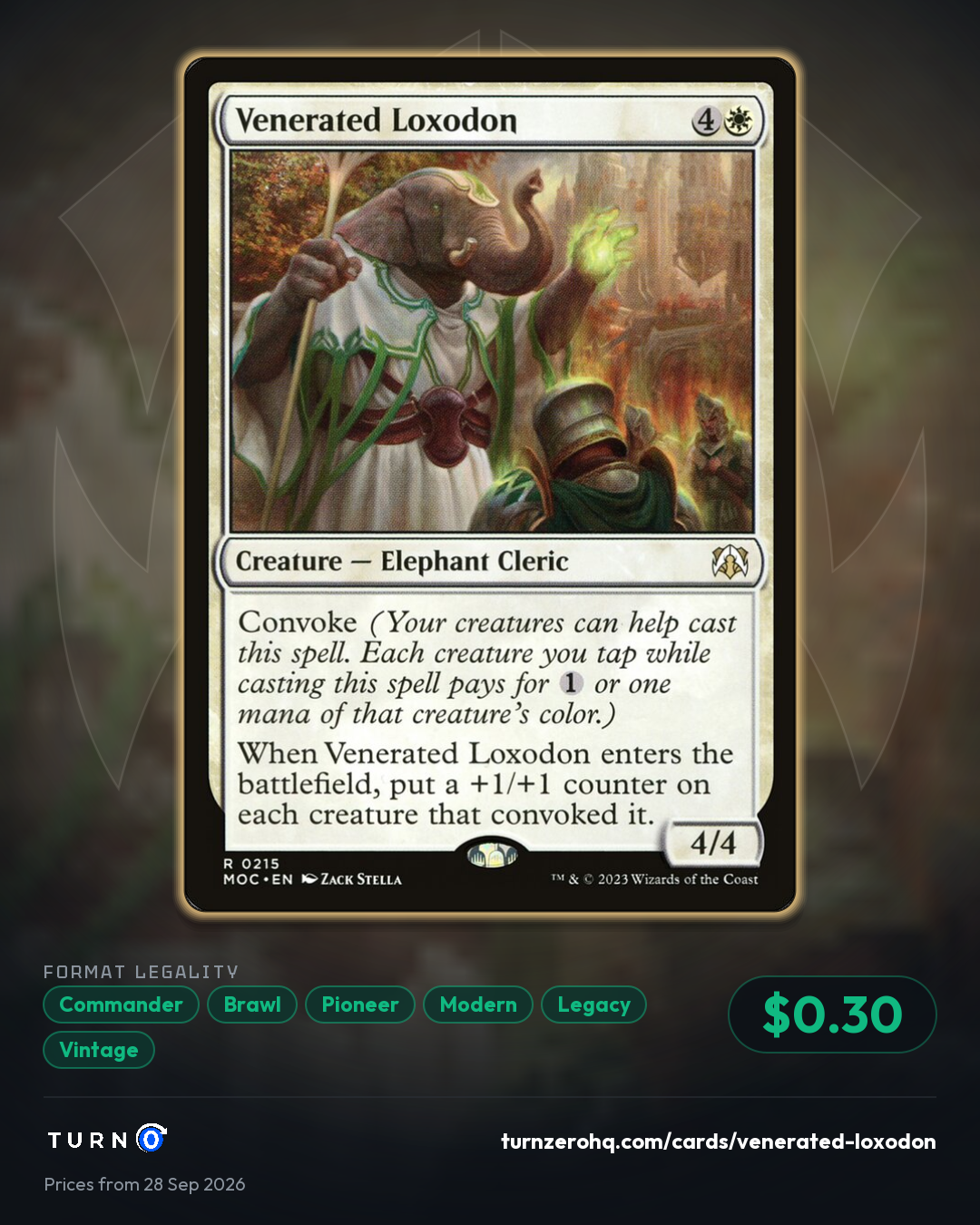 Shareable picture of Venerated Loxodon