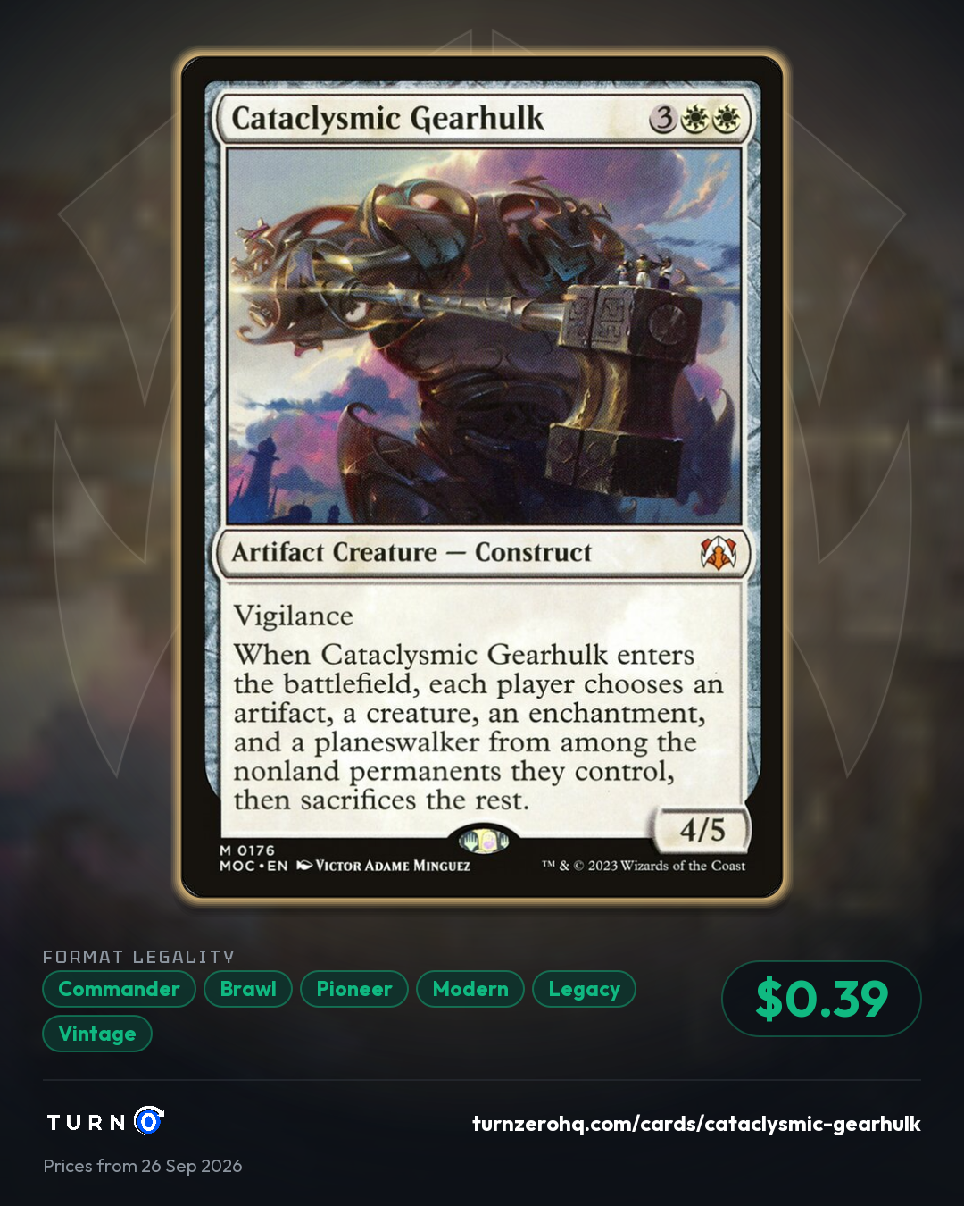 Shareable picture of Cataclysmic Gearhulk