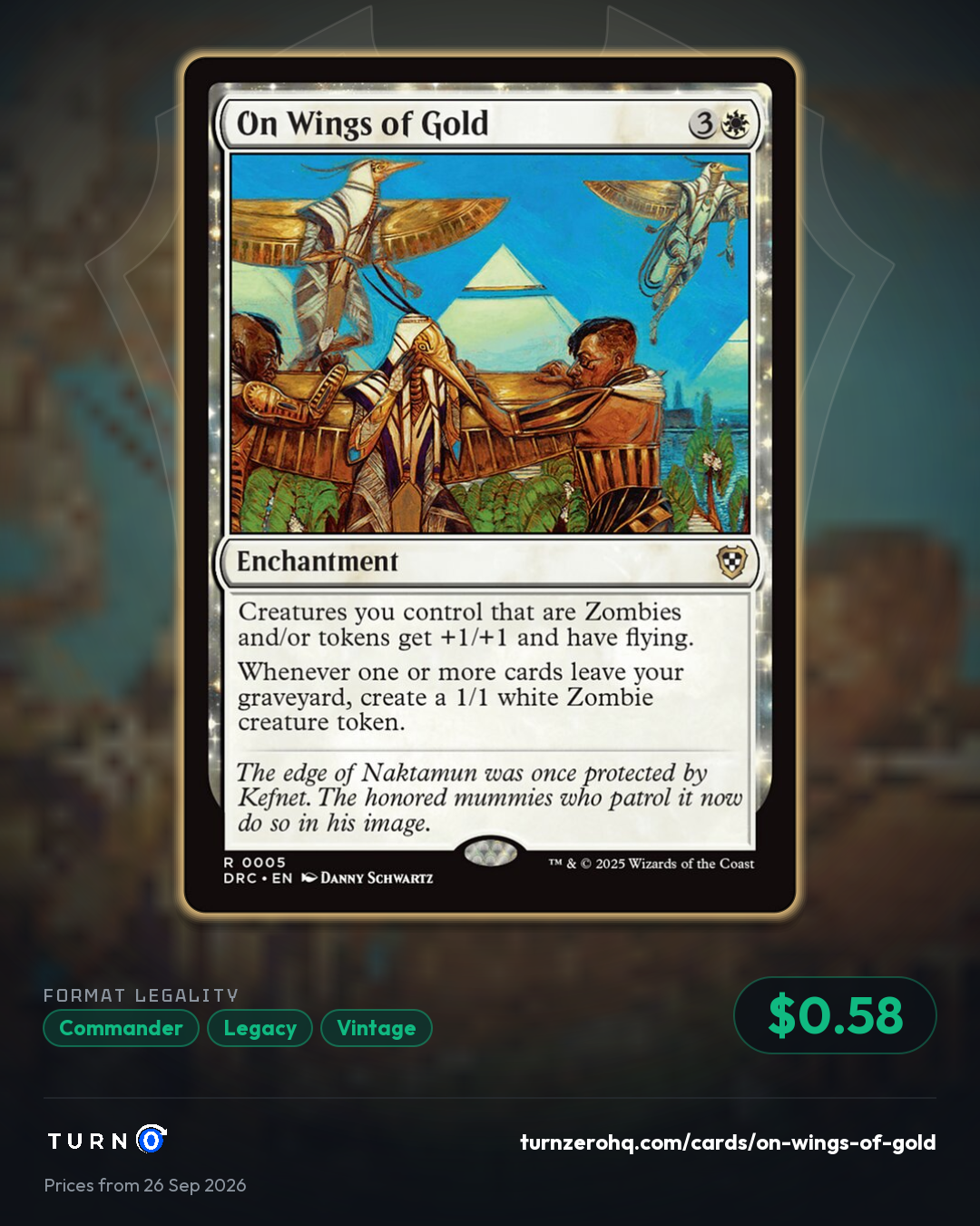 Shareable picture of On Wings of Gold