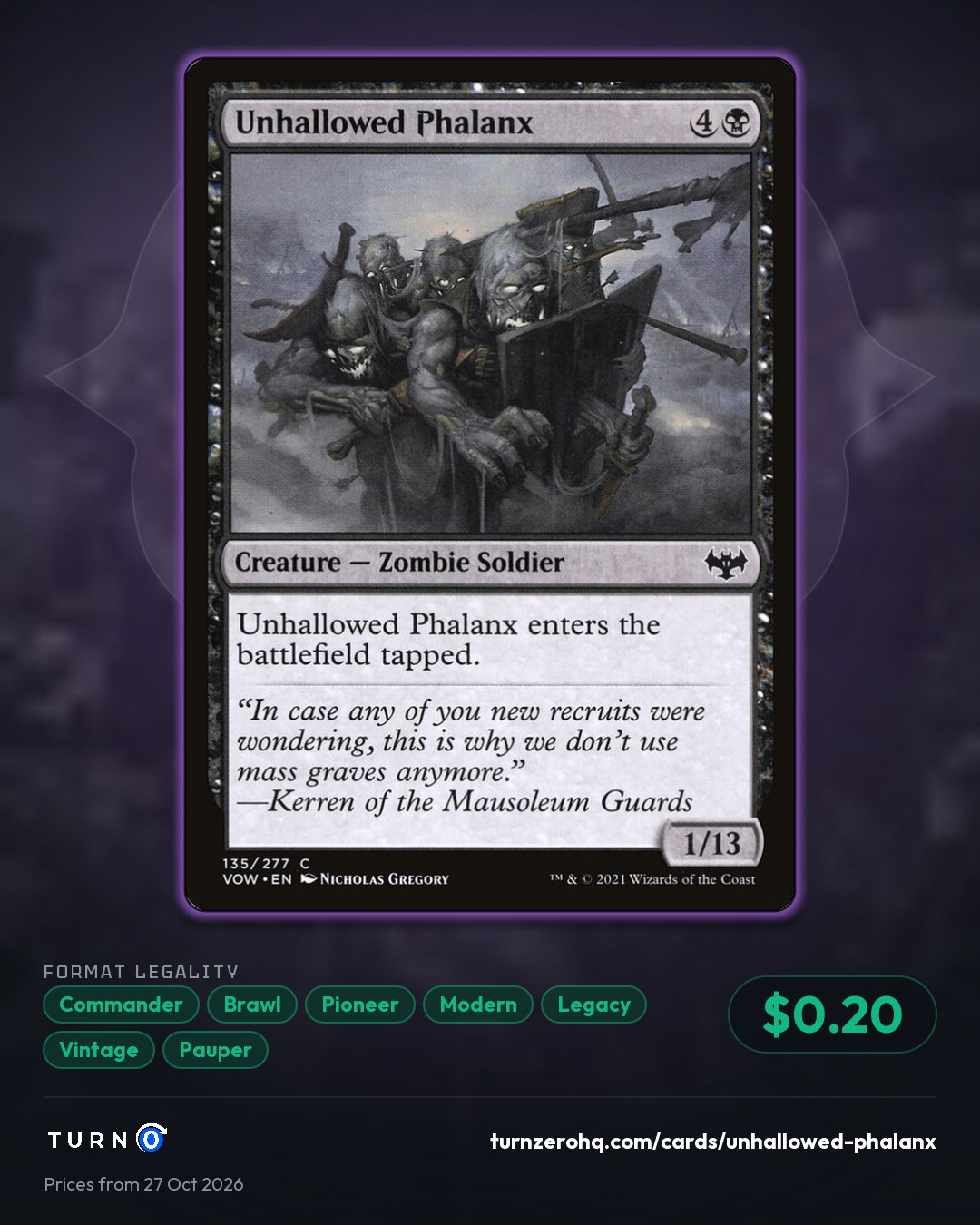 Shareable picture of Unhallowed Phalanx