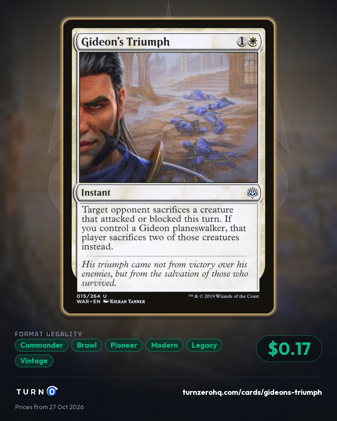 Shareable picture of Gideon's Triumph