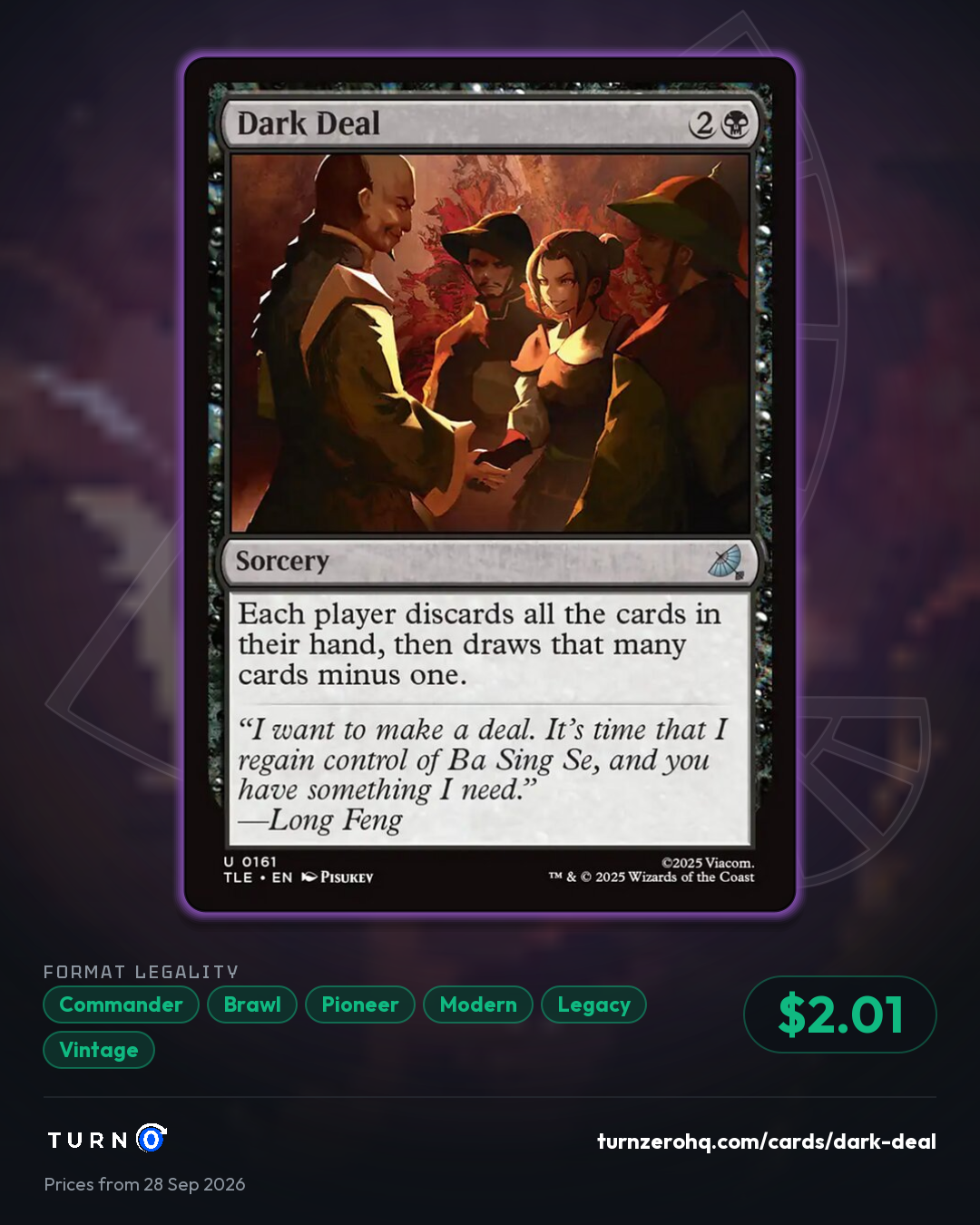 Shareable picture of Dark Deal