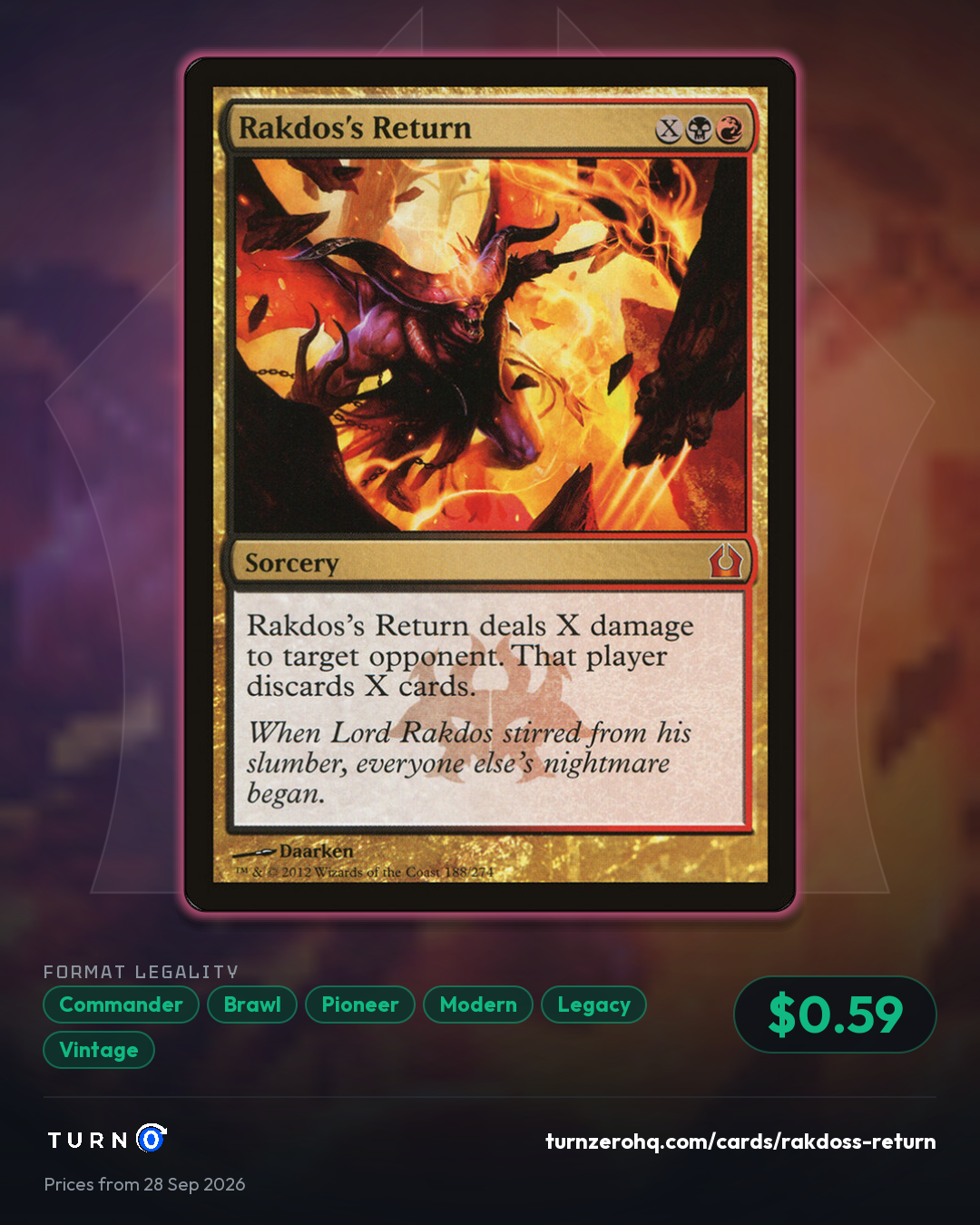 Shareable picture of Rakdos's Return