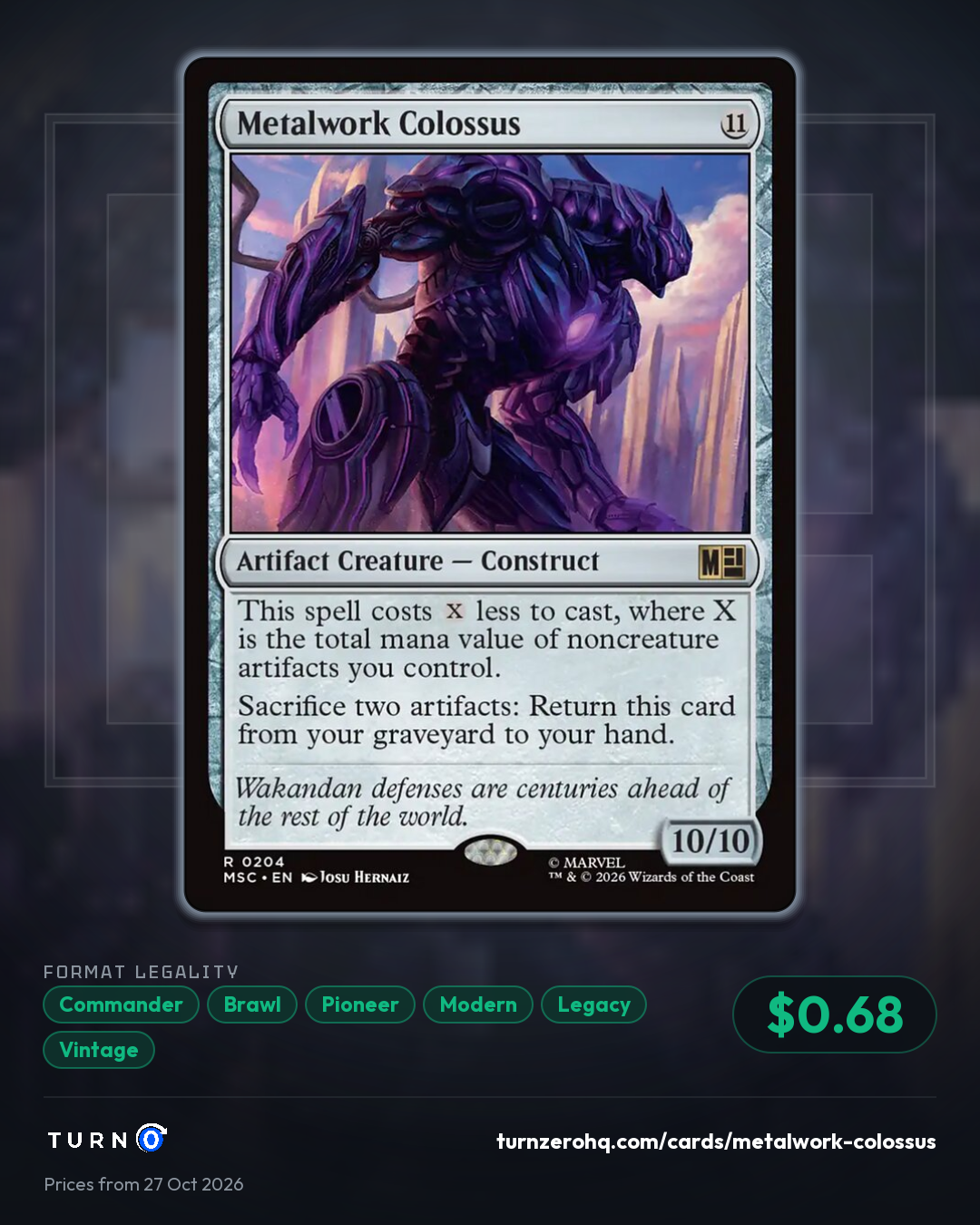 Shareable picture of Metalwork Colossus