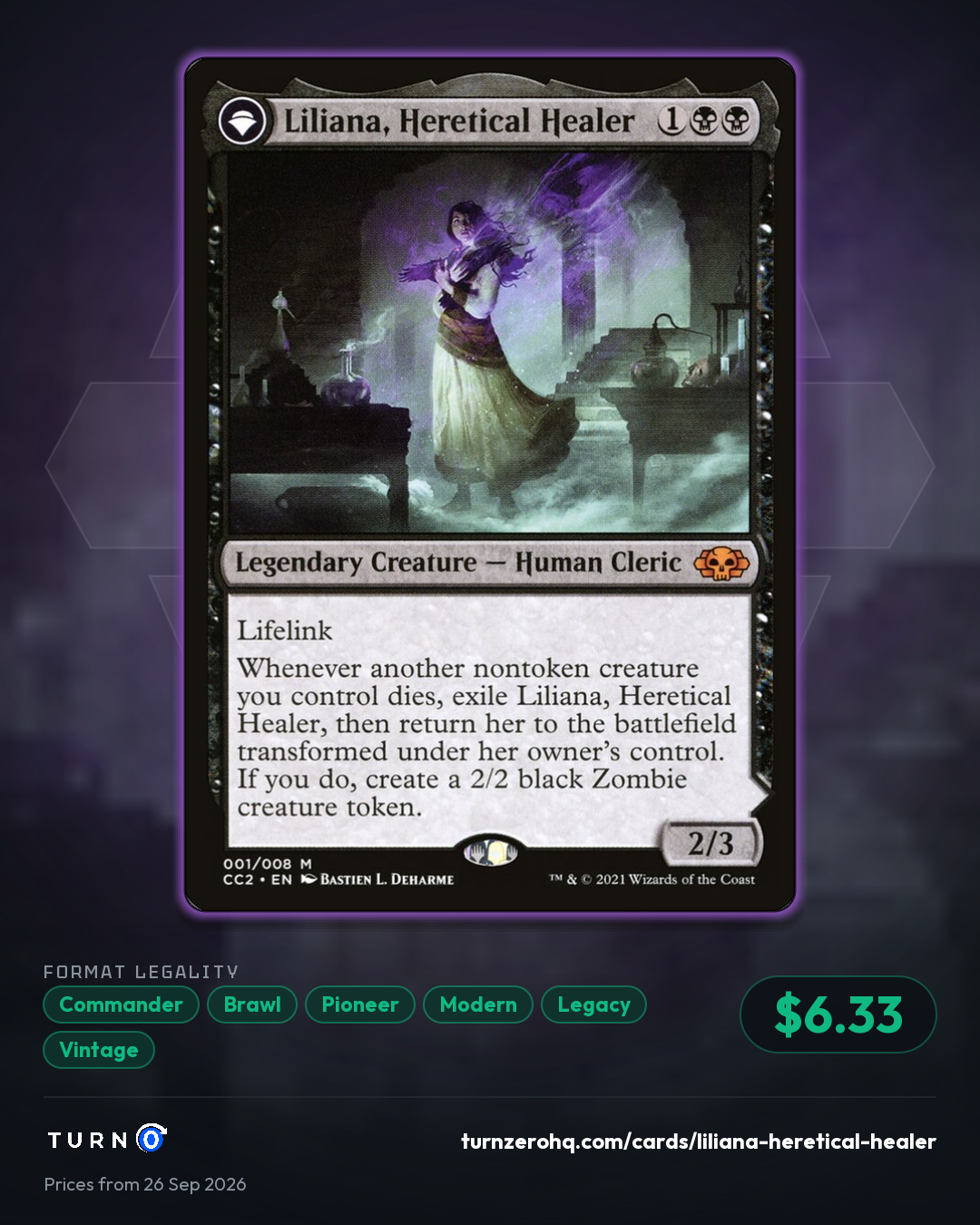 Shareable picture of Liliana, Heretical Healer