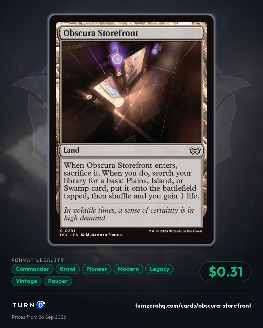 Shareable picture of Obscura Storefront