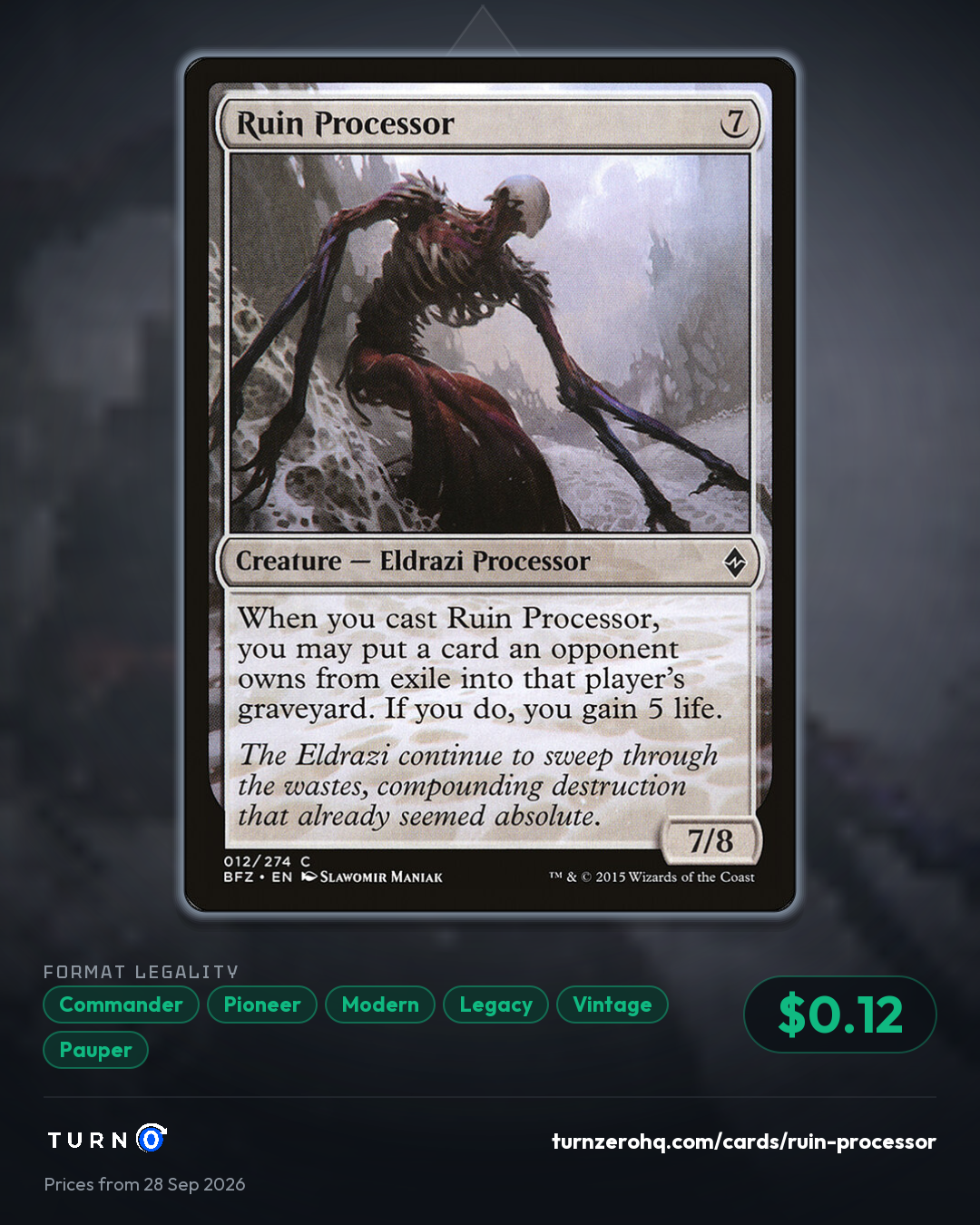 Shareable picture of Ruin Processor
