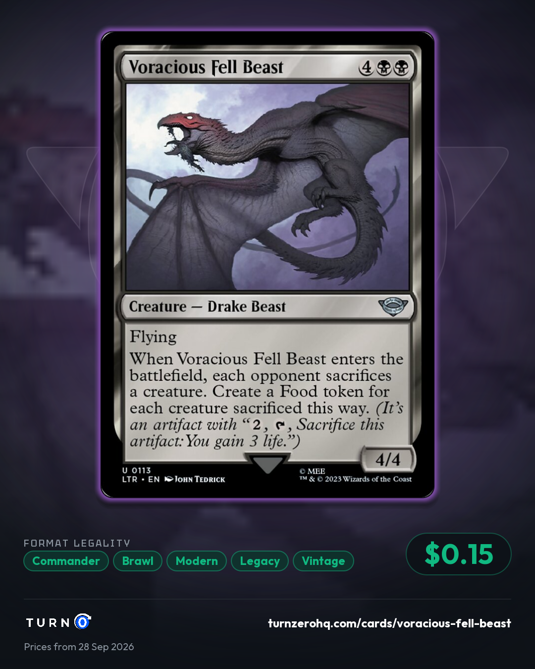 Shareable picture of Voracious Fell Beast