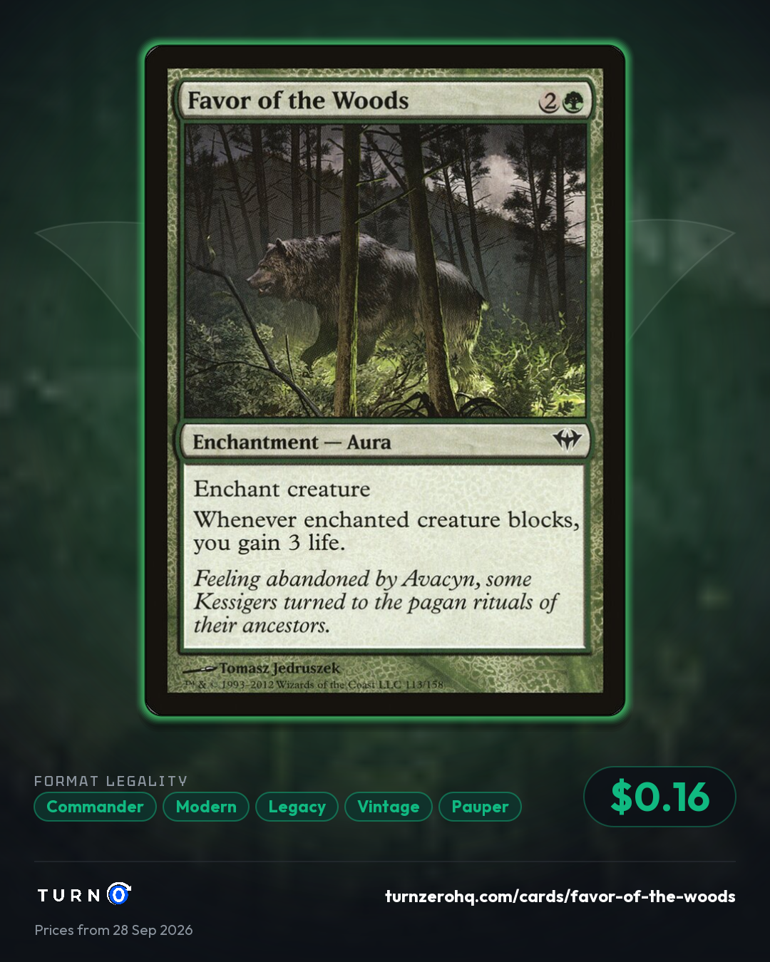Shareable picture of Favor of the Woods
