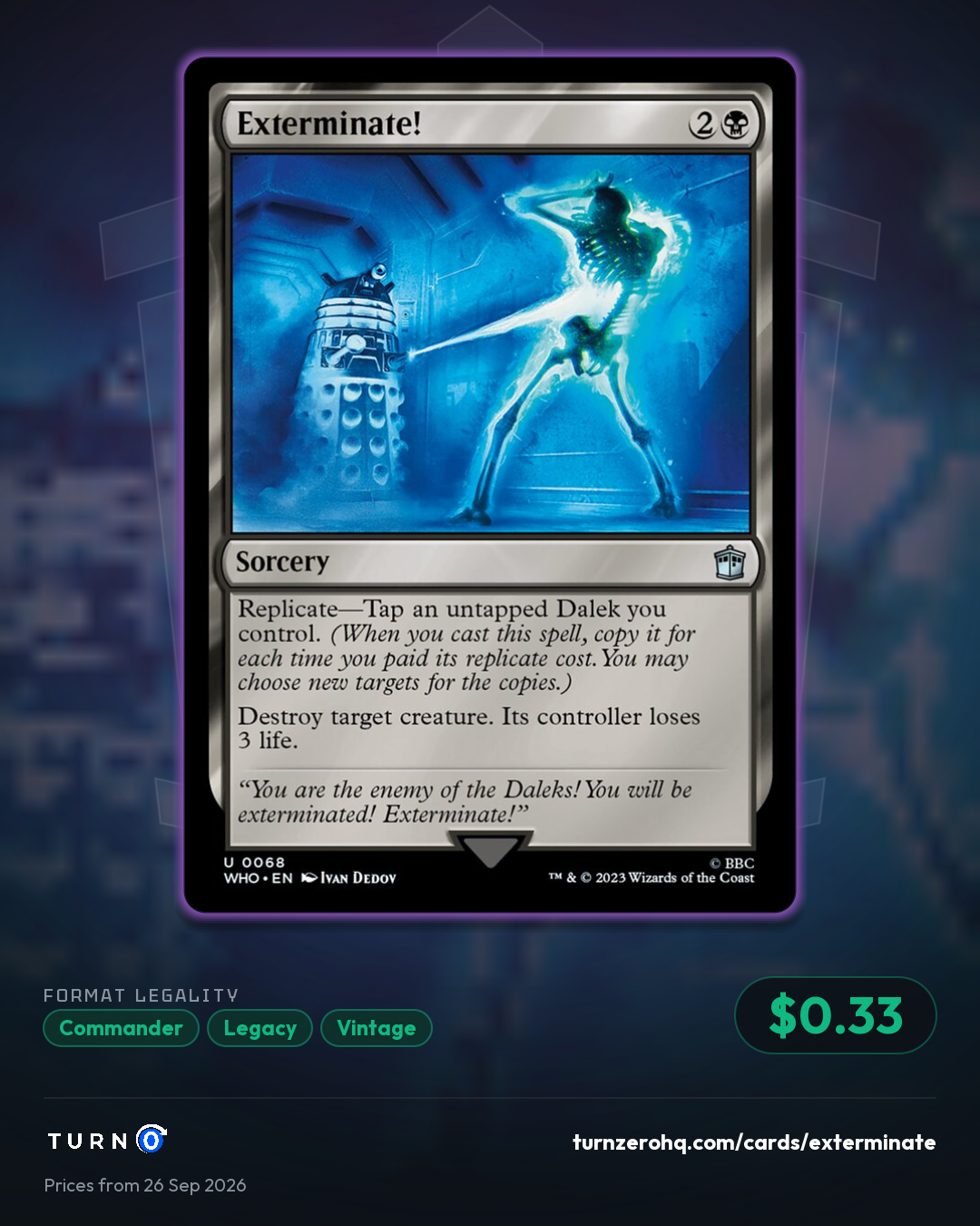 Shareable picture of Exterminate!