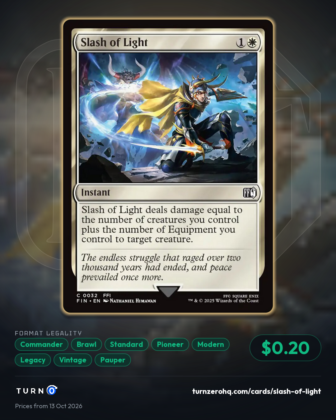 Shareable picture of Slash of Light