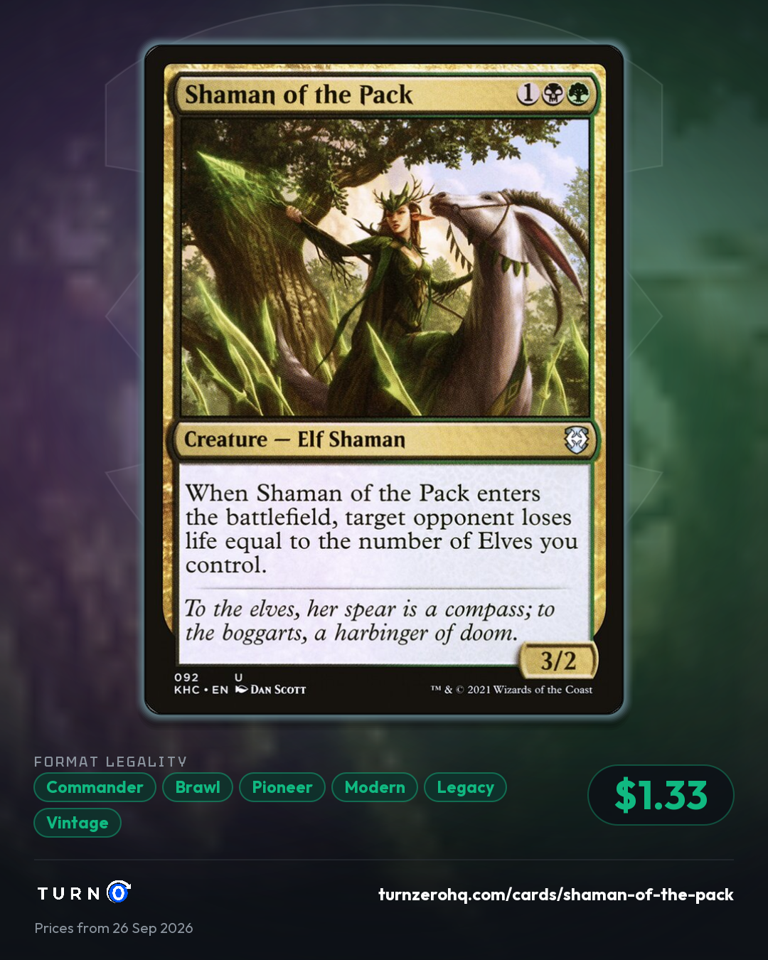 Shareable picture of Shaman of the Pack
