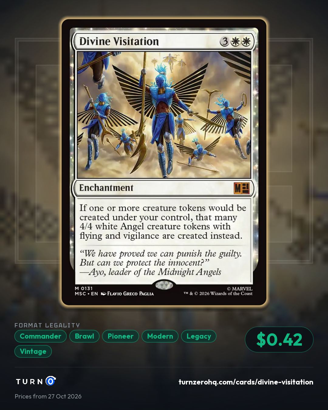 Shareable picture of Divine Visitation