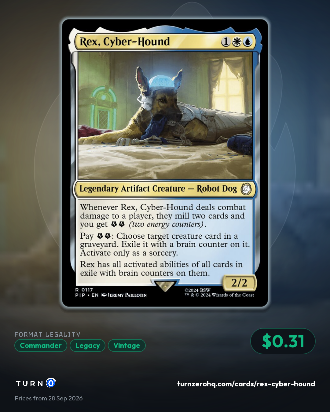 Shareable picture of Rex, Cyber-Hound