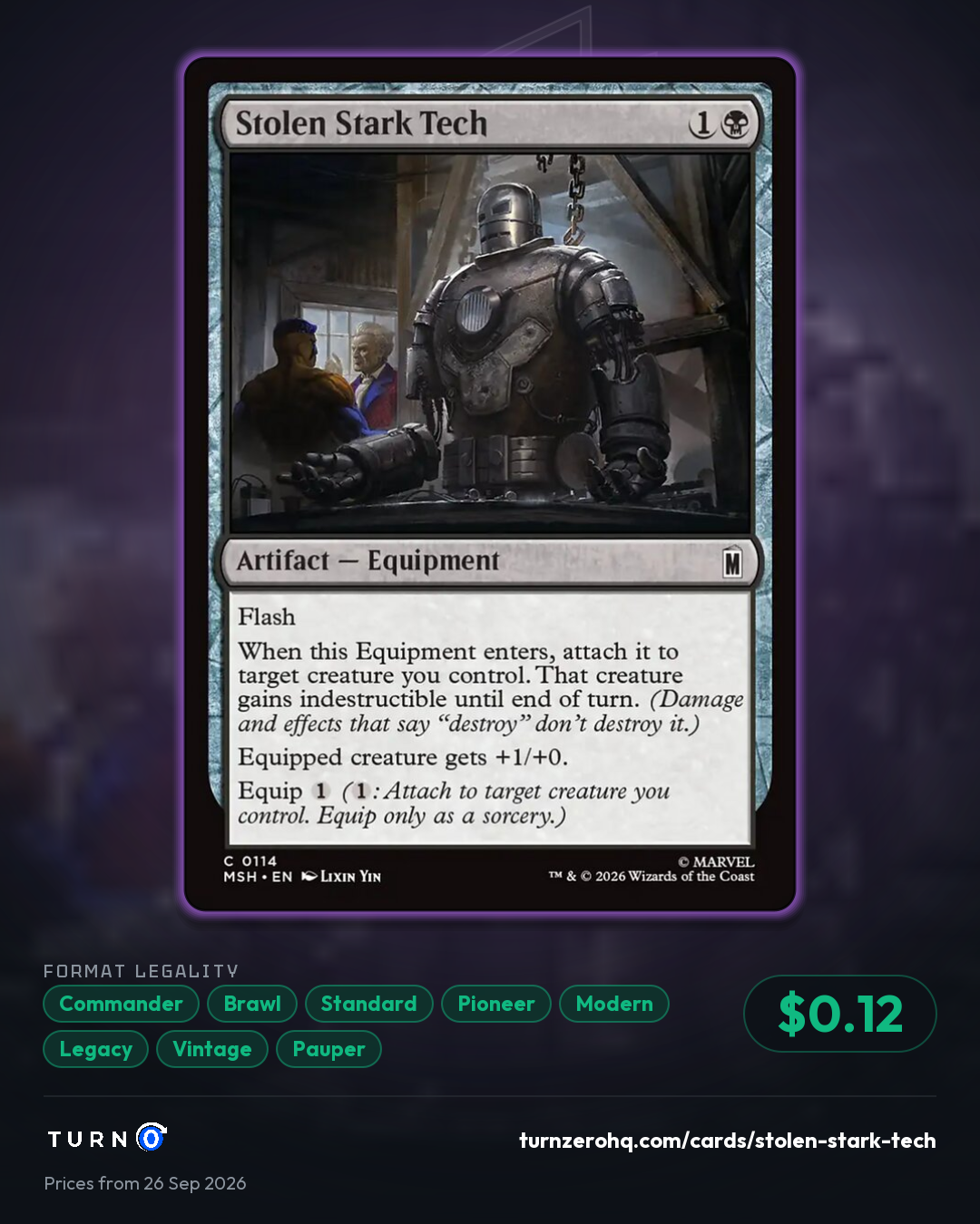 Shareable picture of Stolen Stark Tech