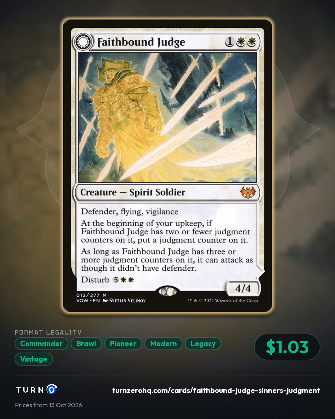 Shareable picture of Faithbound Judge // Sinner's Judgment