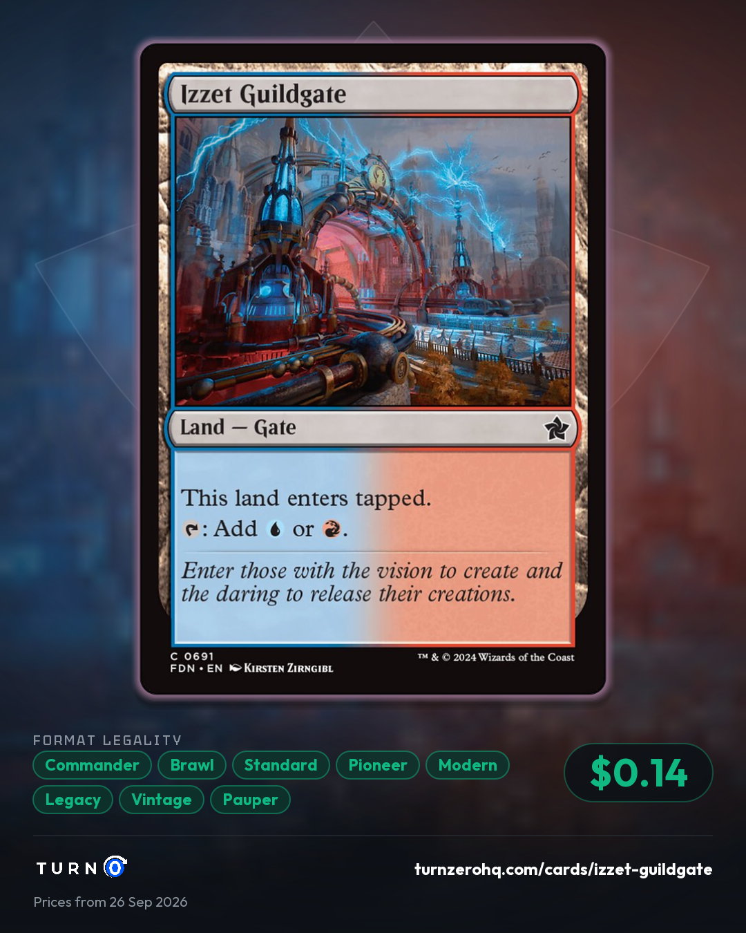 Shareable picture of Izzet Guildgate
