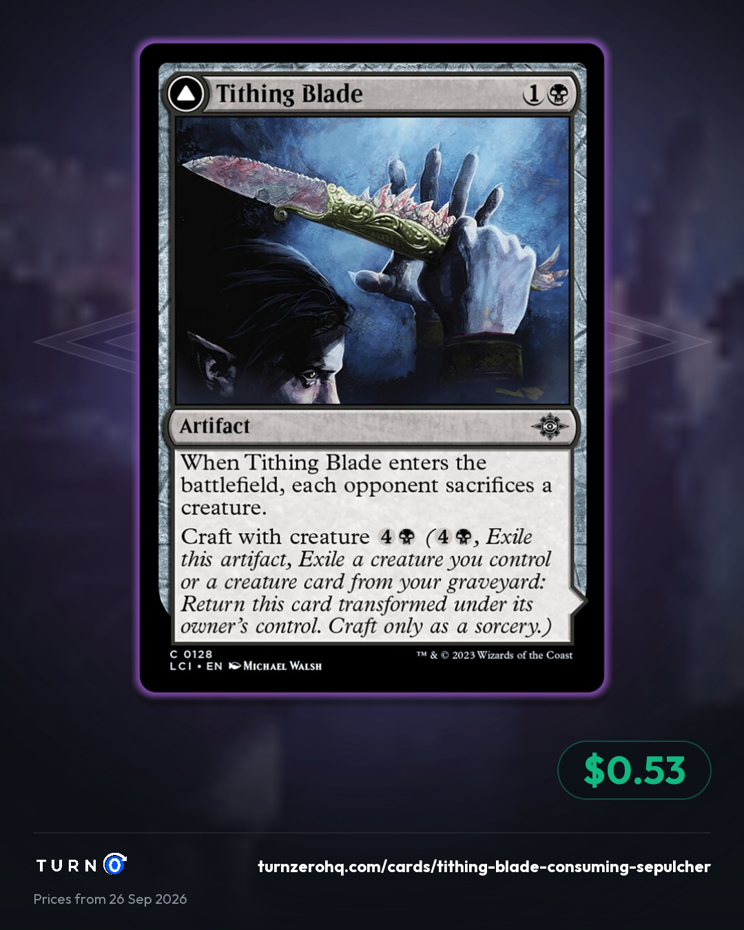 Shareable picture of Tithing Blade // Consuming Sepulcher