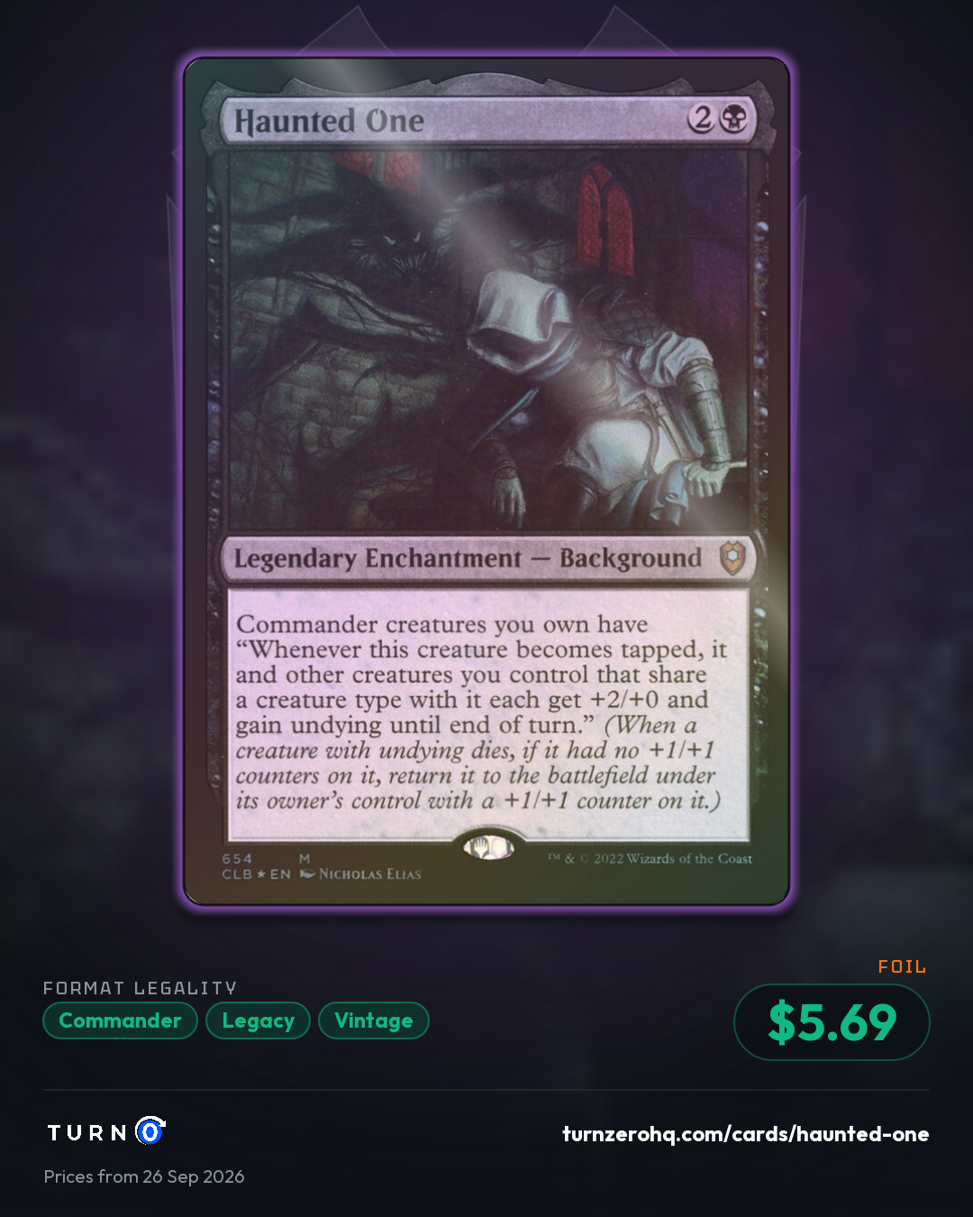 Shareable picture of Haunted One