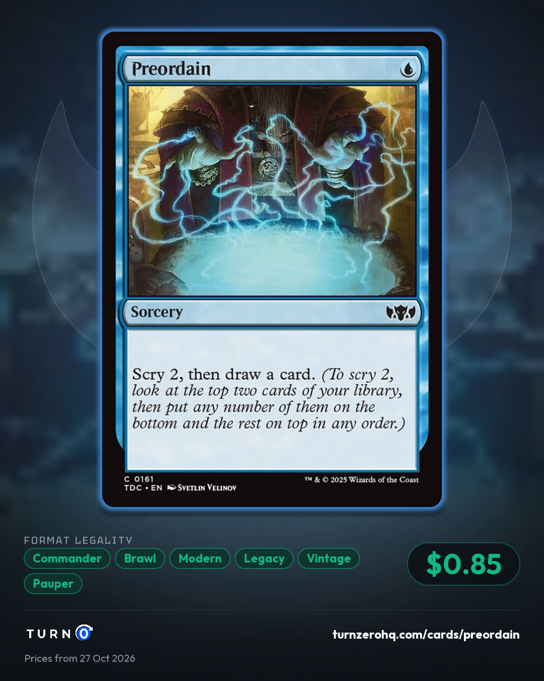 Shareable picture of Preordain