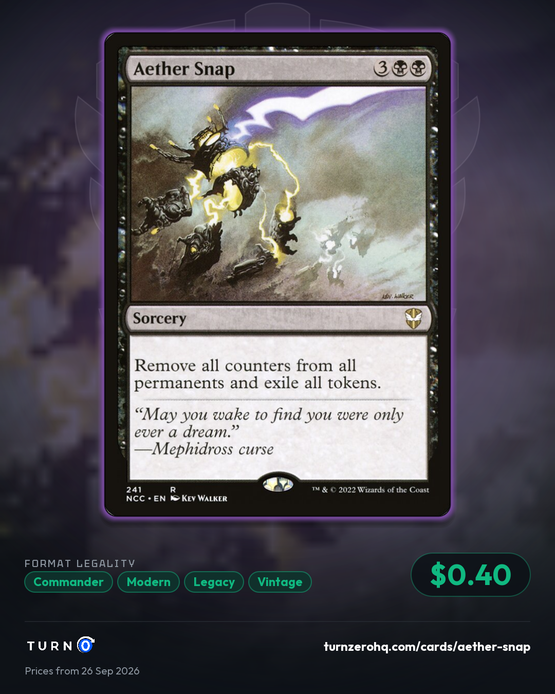 Shareable picture of Aether Snap