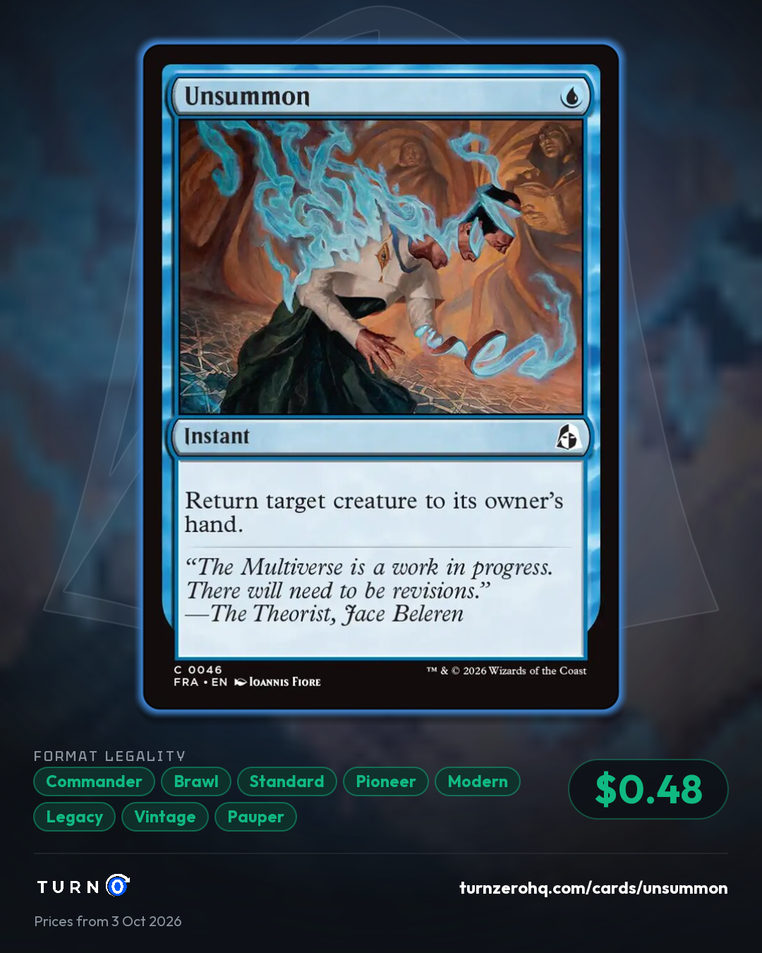 Shareable picture of Unsummon