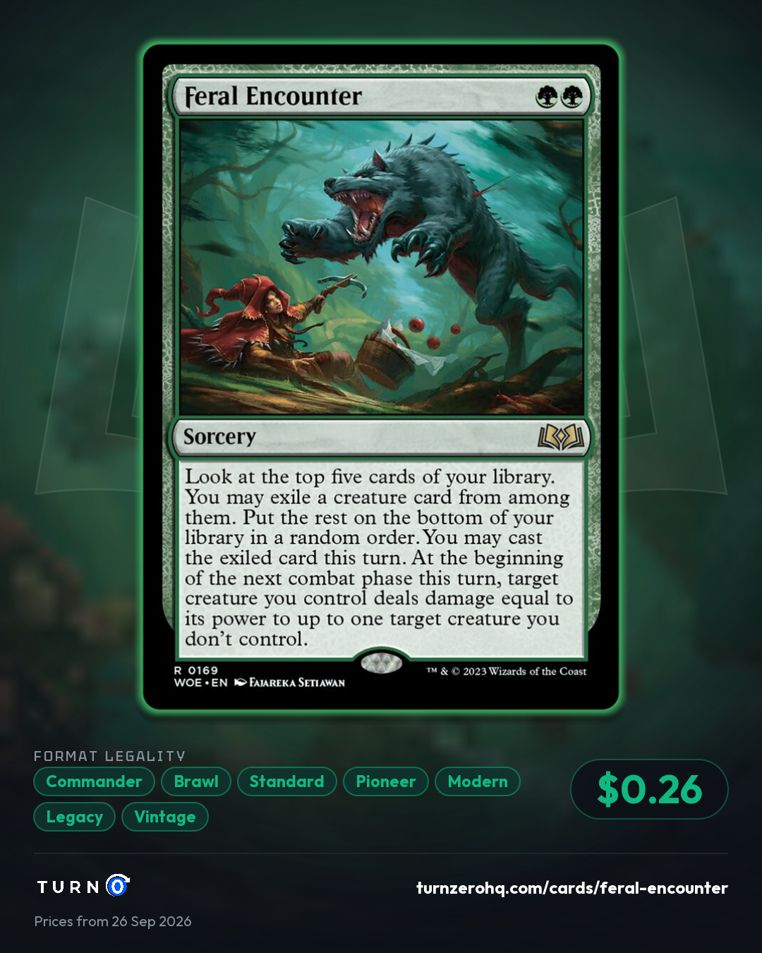 Shareable picture of Feral Encounter
